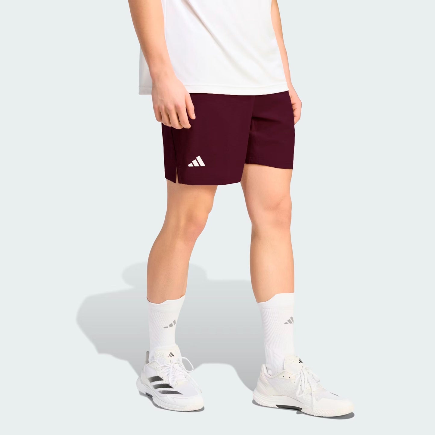 adidas 7Inch Ergo Shorts Hombres - rojo vino