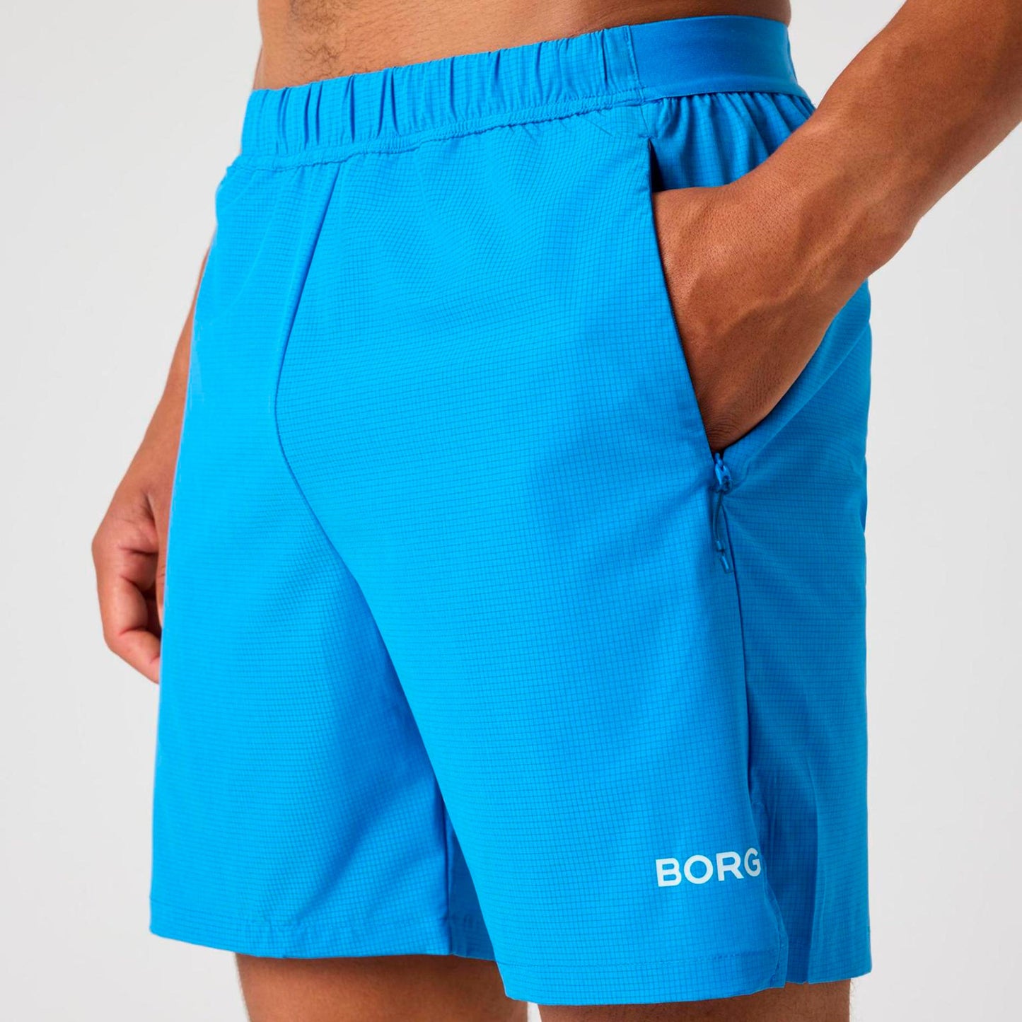 Björn Borg Borg Zip 7 Inch Shorts Hombres - azul cobalto