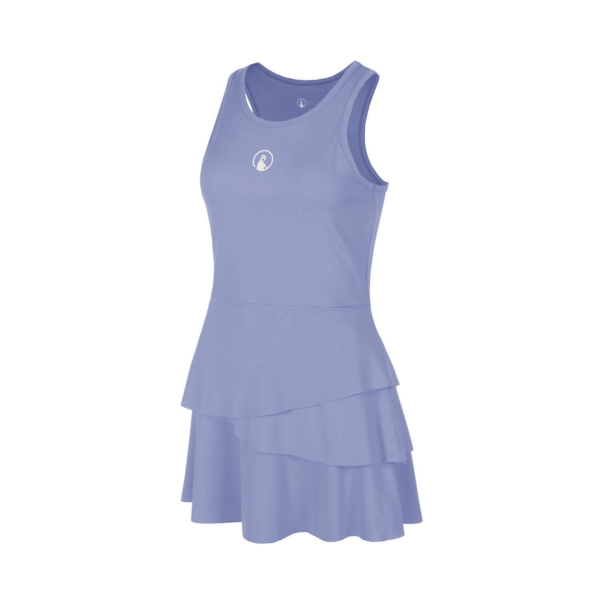 Quiet Please Glow Flounce Vestido Chicas - azul
