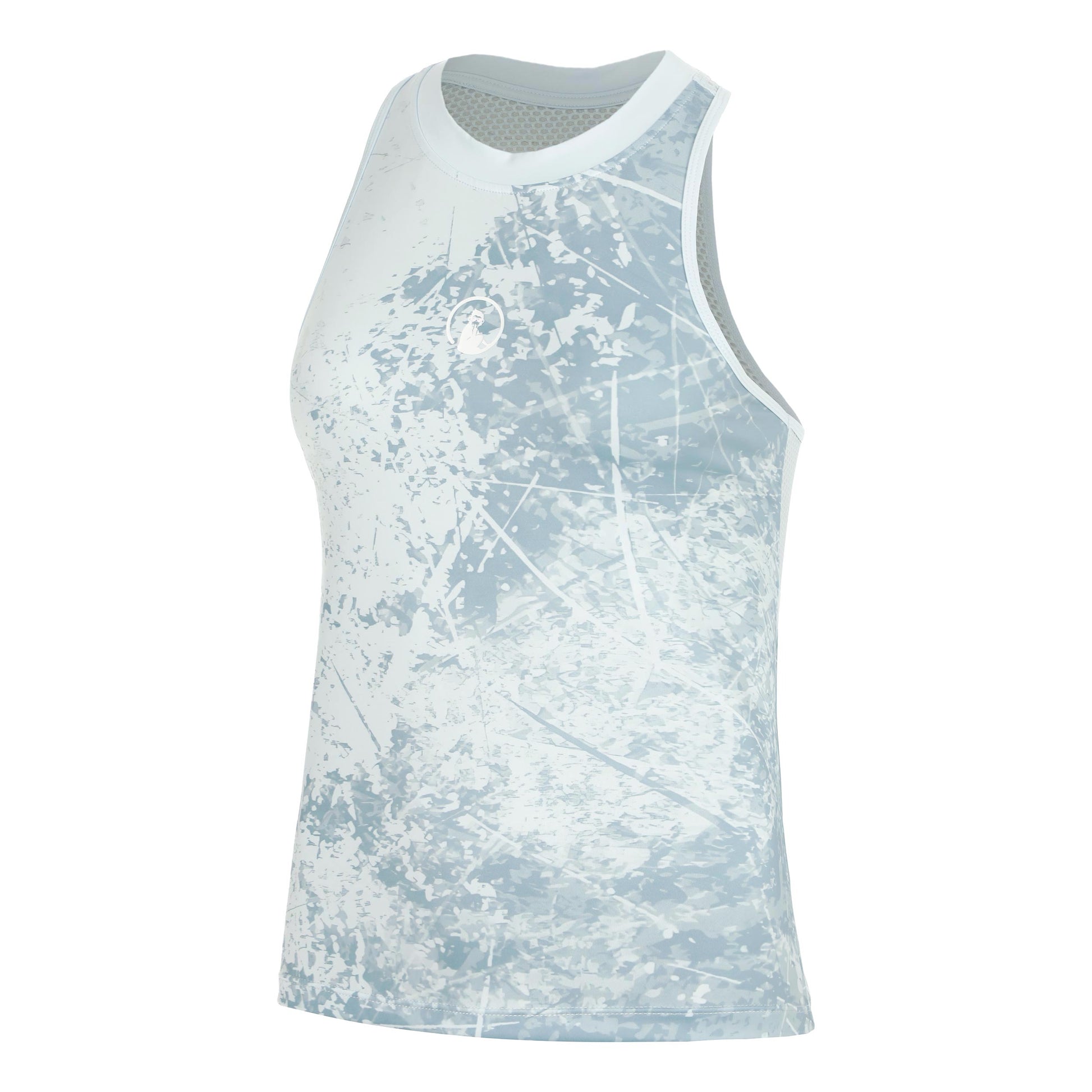 Quiet Please Memories Racerback Scrubbled 2.0 Camiseta de tirantes Mujeres - azul claro