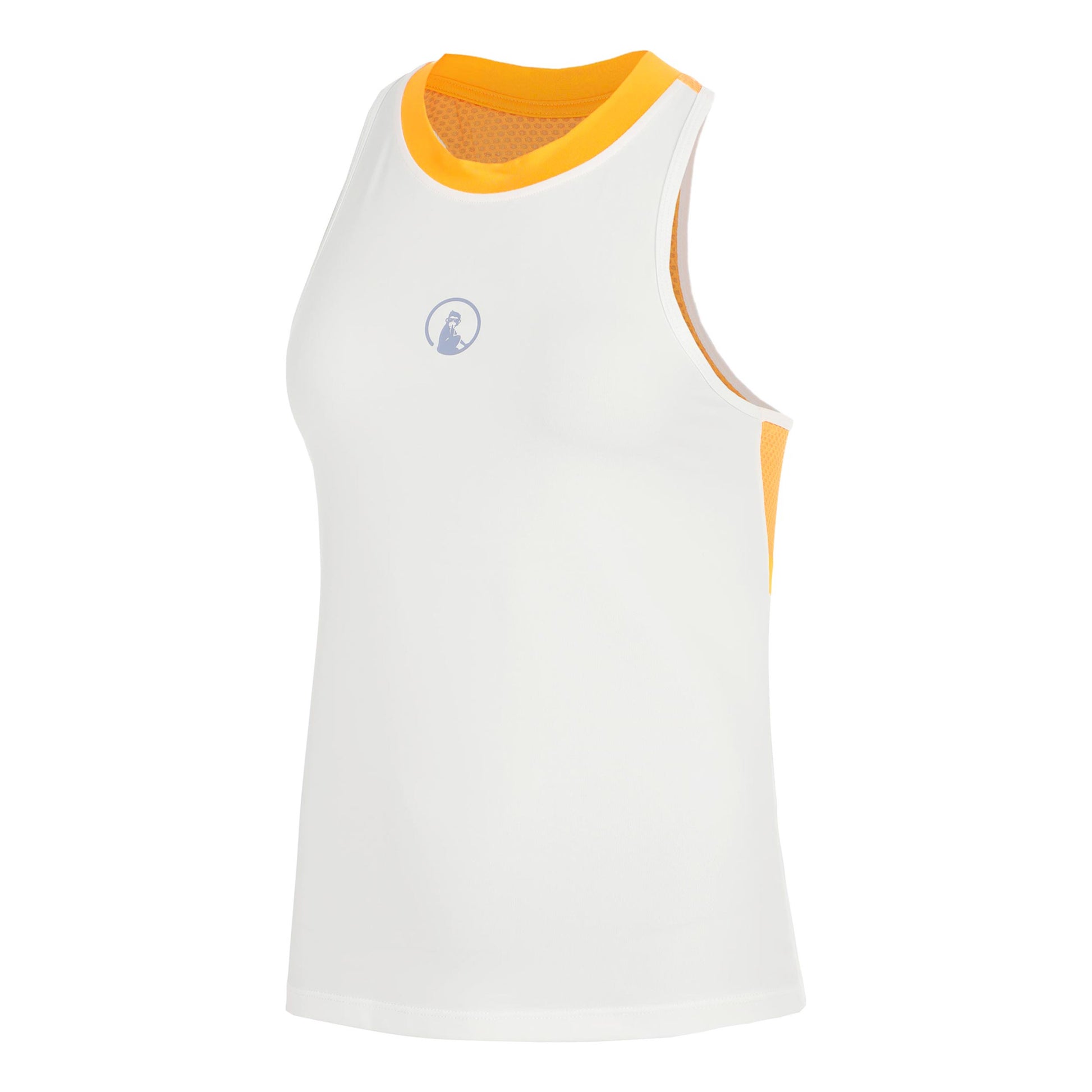 Quiet Please Glow Racerback 2.0 Camiseta de tirantes Mujeres - crema
