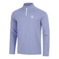 Glow Big Serve 1/4 Zip Camiseta de manga larga Hombres - azul, crema
