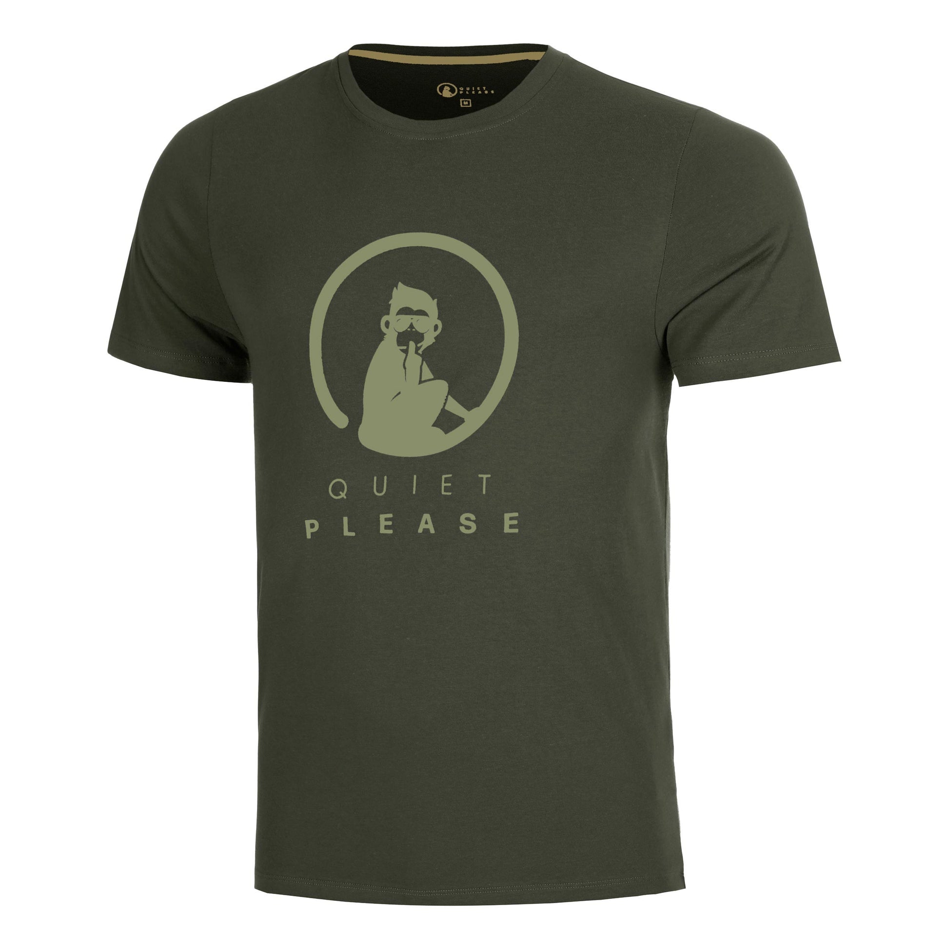 Quiet Please Memories Training Camiseta de manga corta Hombres - verde oscuro