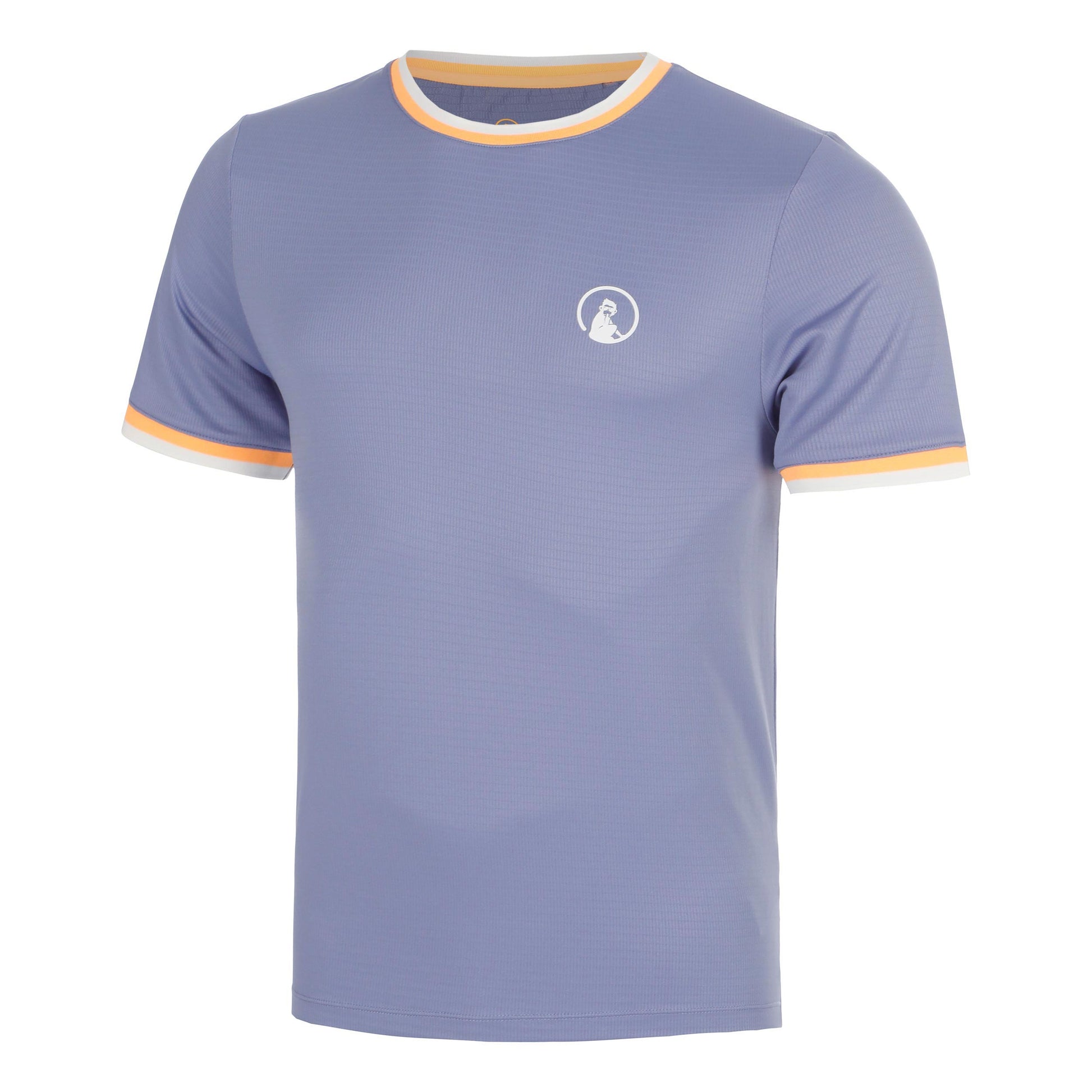 Quiet Please Glow Break Ringer Camiseta de manga corta Hombres - azul