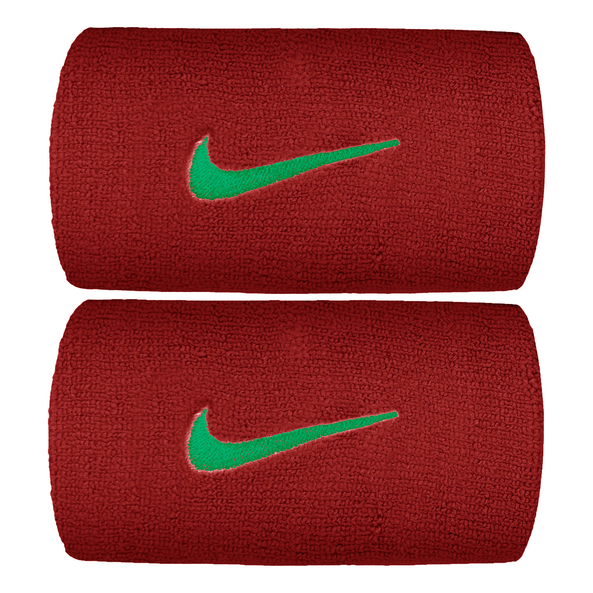 Nike Premier DW Cinta para sudor Pack de 2 largo - rojo oscuro, menta