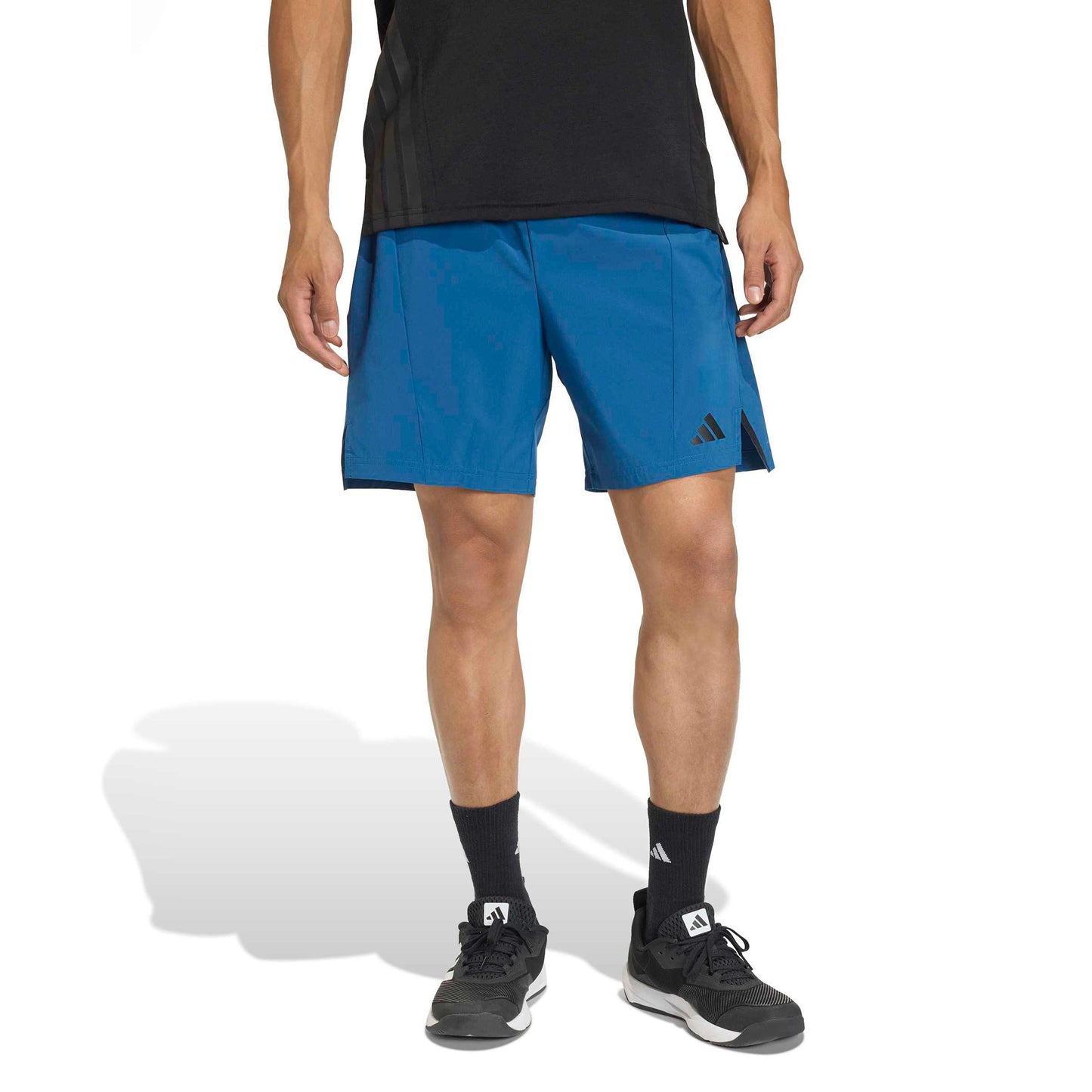 adidas D4T 7Inch Shorts Hombres - color petróleo, negro