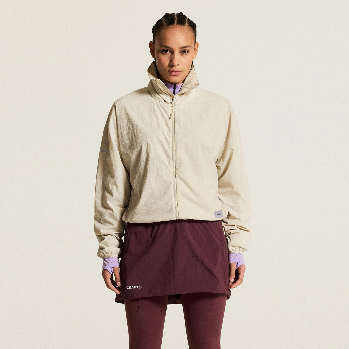 Craft SubZ Light Chaqueta para correr Mujeres - beige
