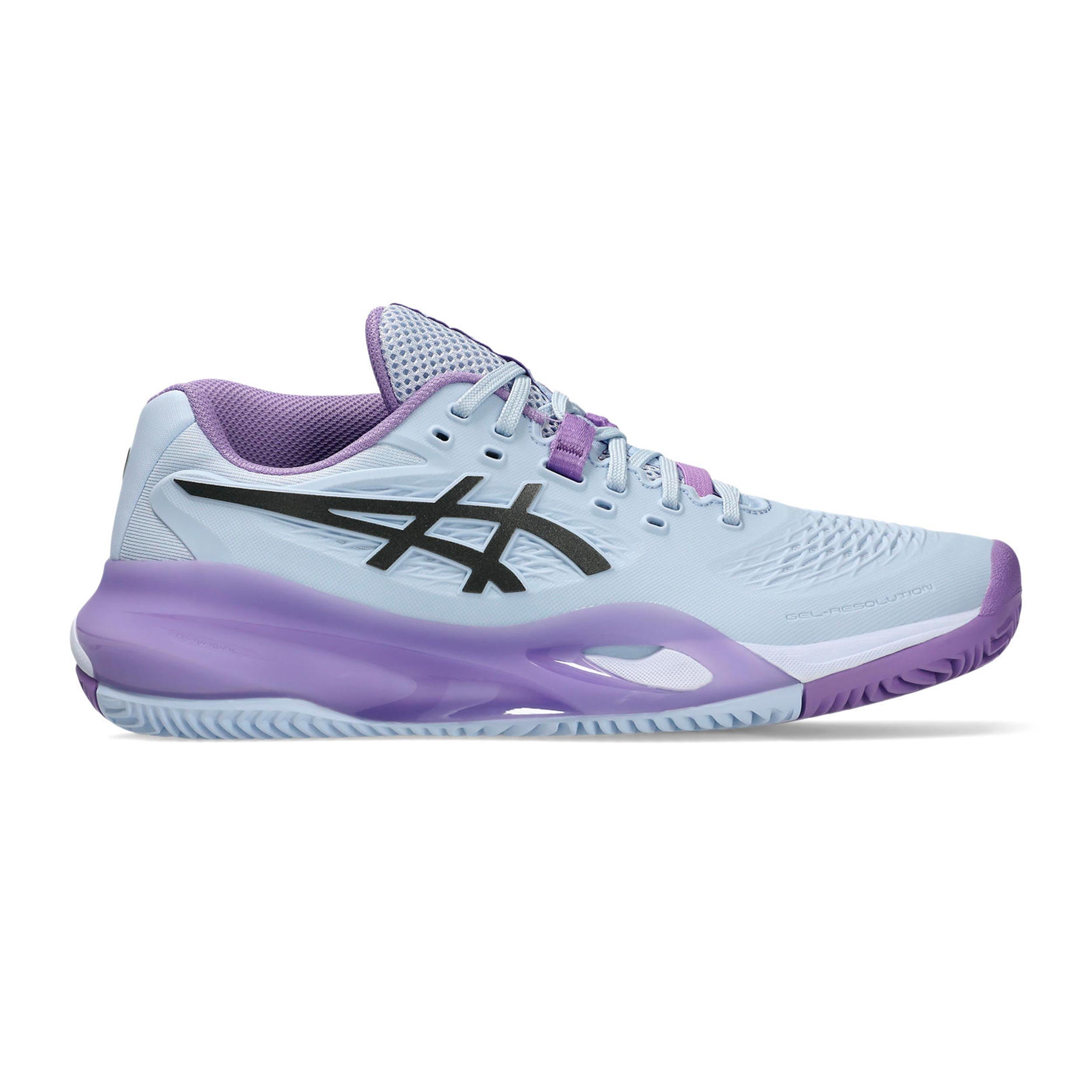 ASICS Gel-Resolution X Night Energy Zapatilla tierra batida Mujeres - azul claro, morado