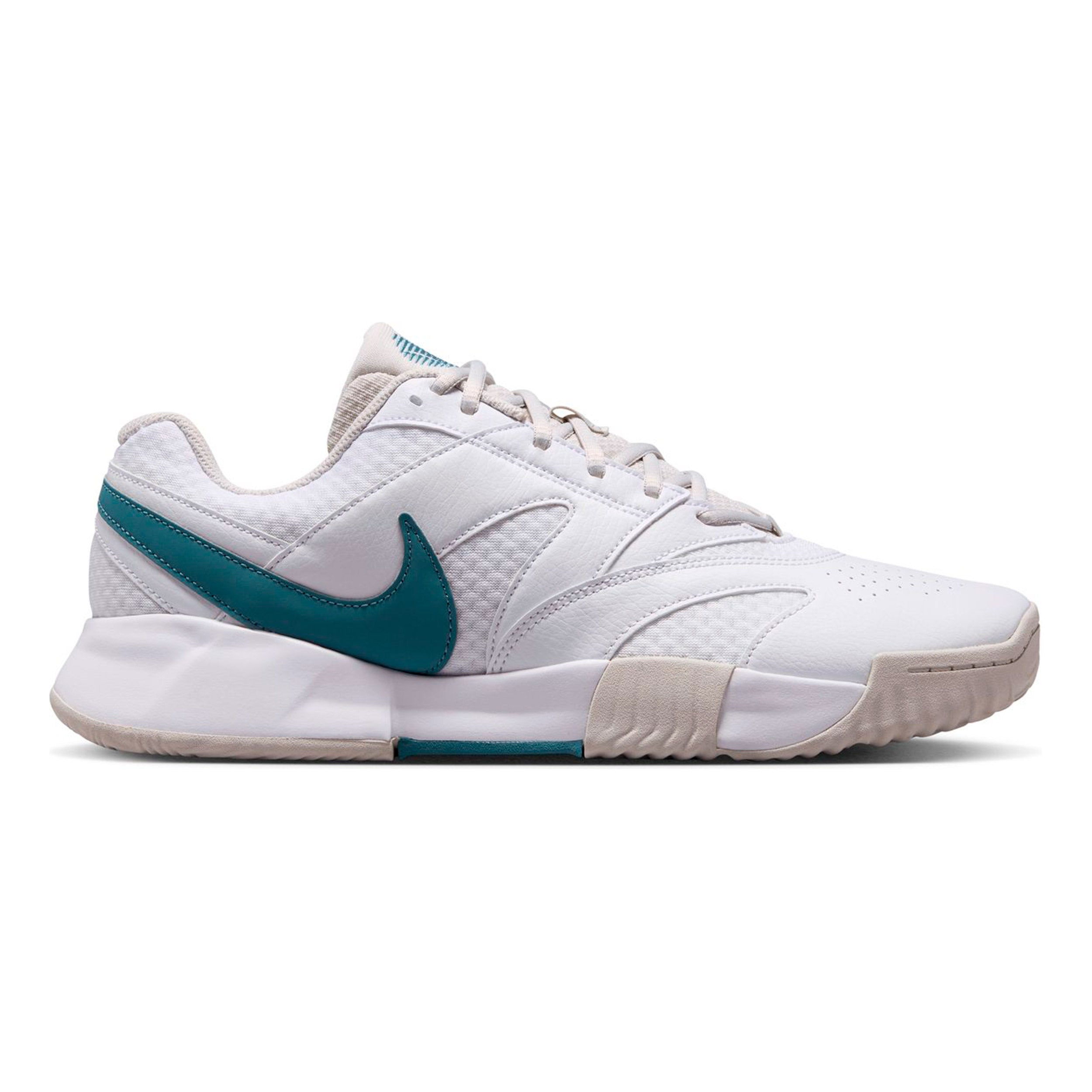 Nike Court Lite 4 Zapatilla tierra batida Hombres - blanco, color petróleo