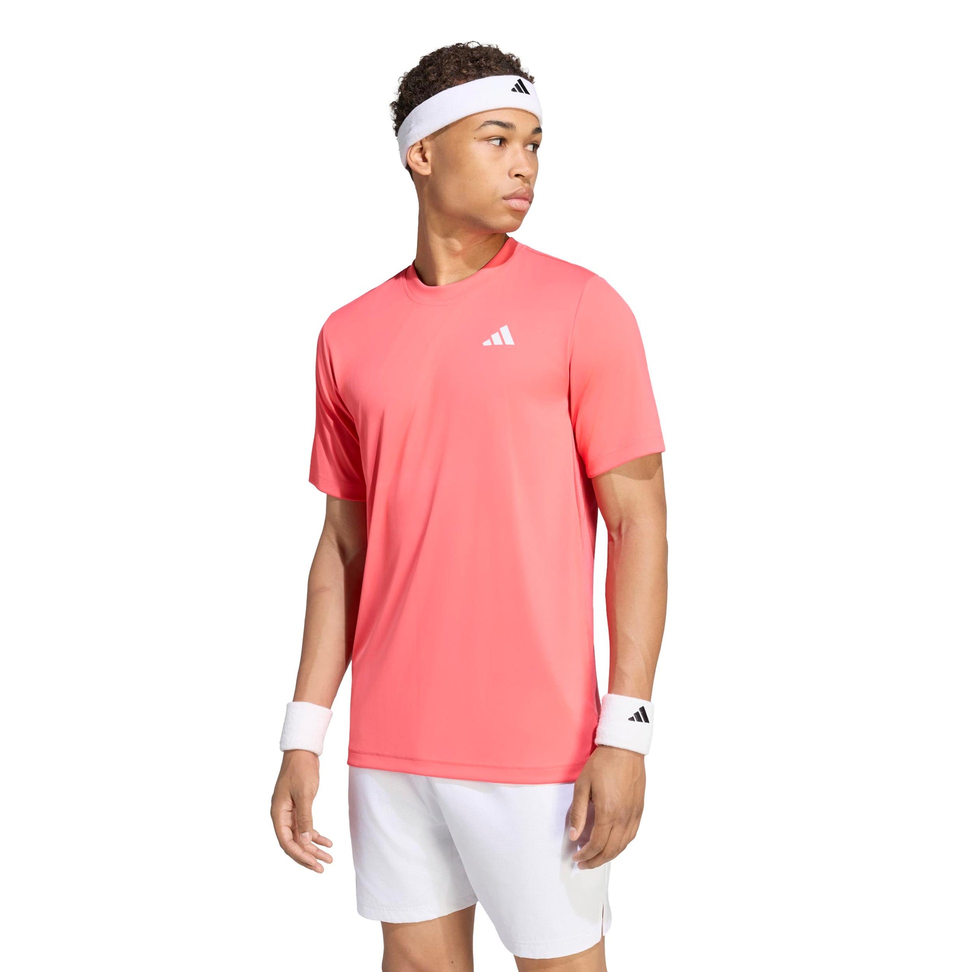 adidas Club Camiseta de manga corta Hombres - coral