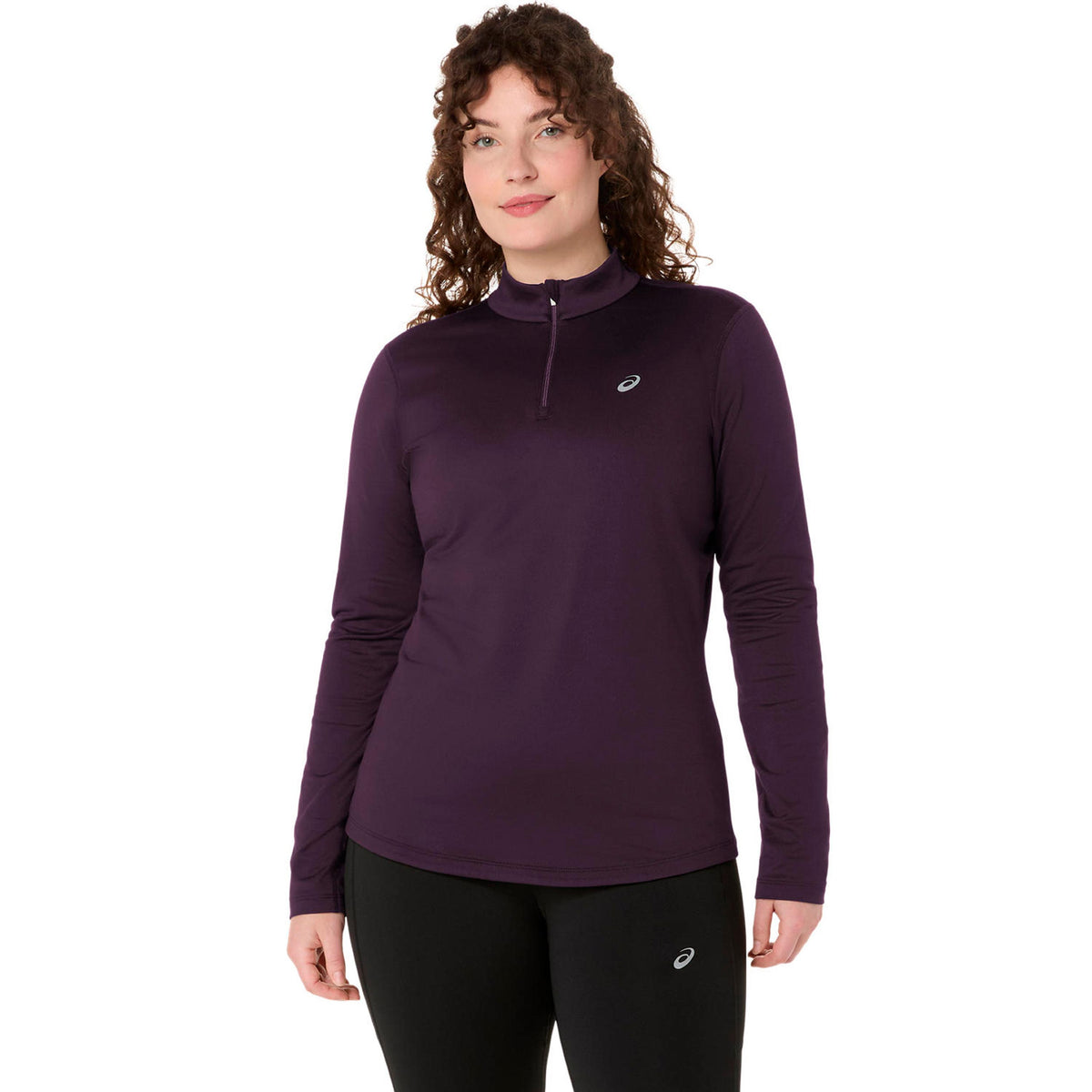 ASICS Core 1/2 Zip Winter  Camiseta de running Mujeres - rojo vino
