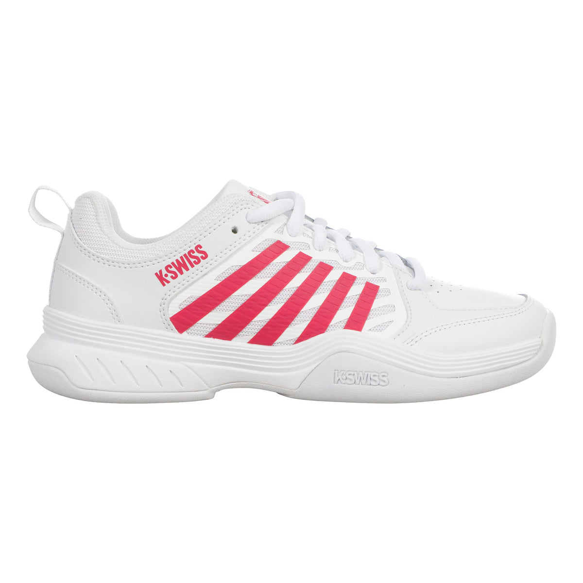 K-Swiss Court Express 2 Zapatilla para pista cubierta Mujeres - blanco, rojo oscuro