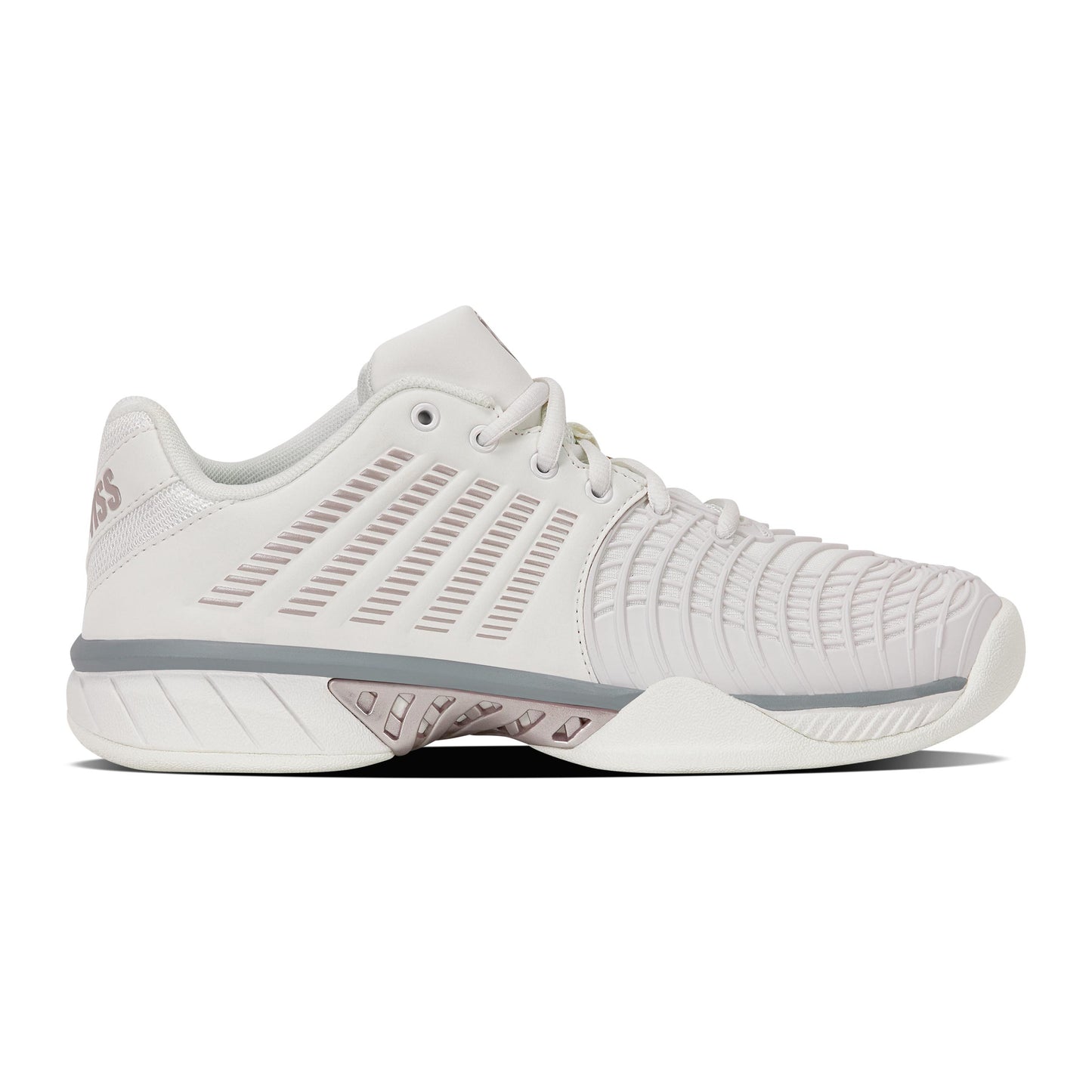K-Swiss Express Light 3 Zapatilla para pista cubierta Mujeres - blanco, rosa