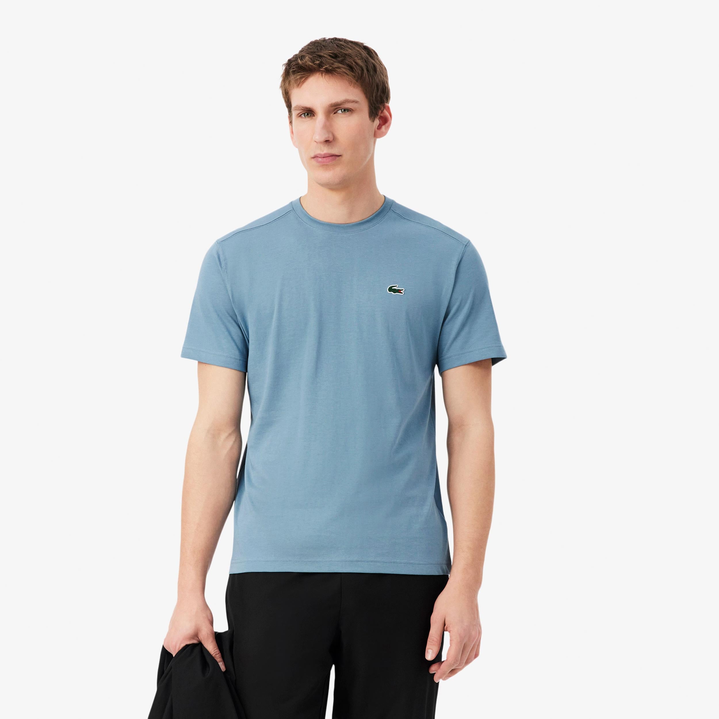 Lacoste Core Camiseta de manga corta Hombres - azul-gris