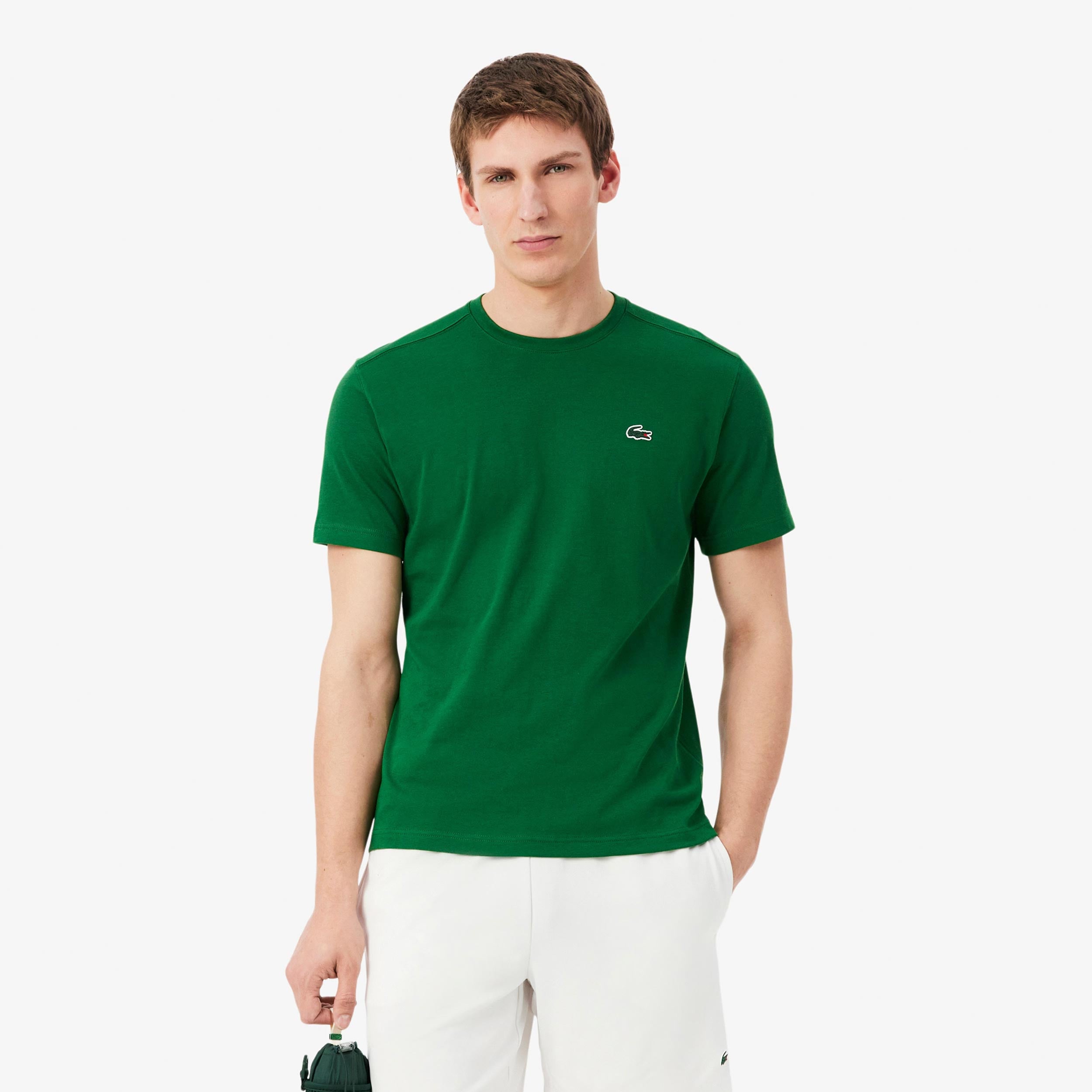 Lacoste Core Camiseta de manga corta Hombres - verde oscuro