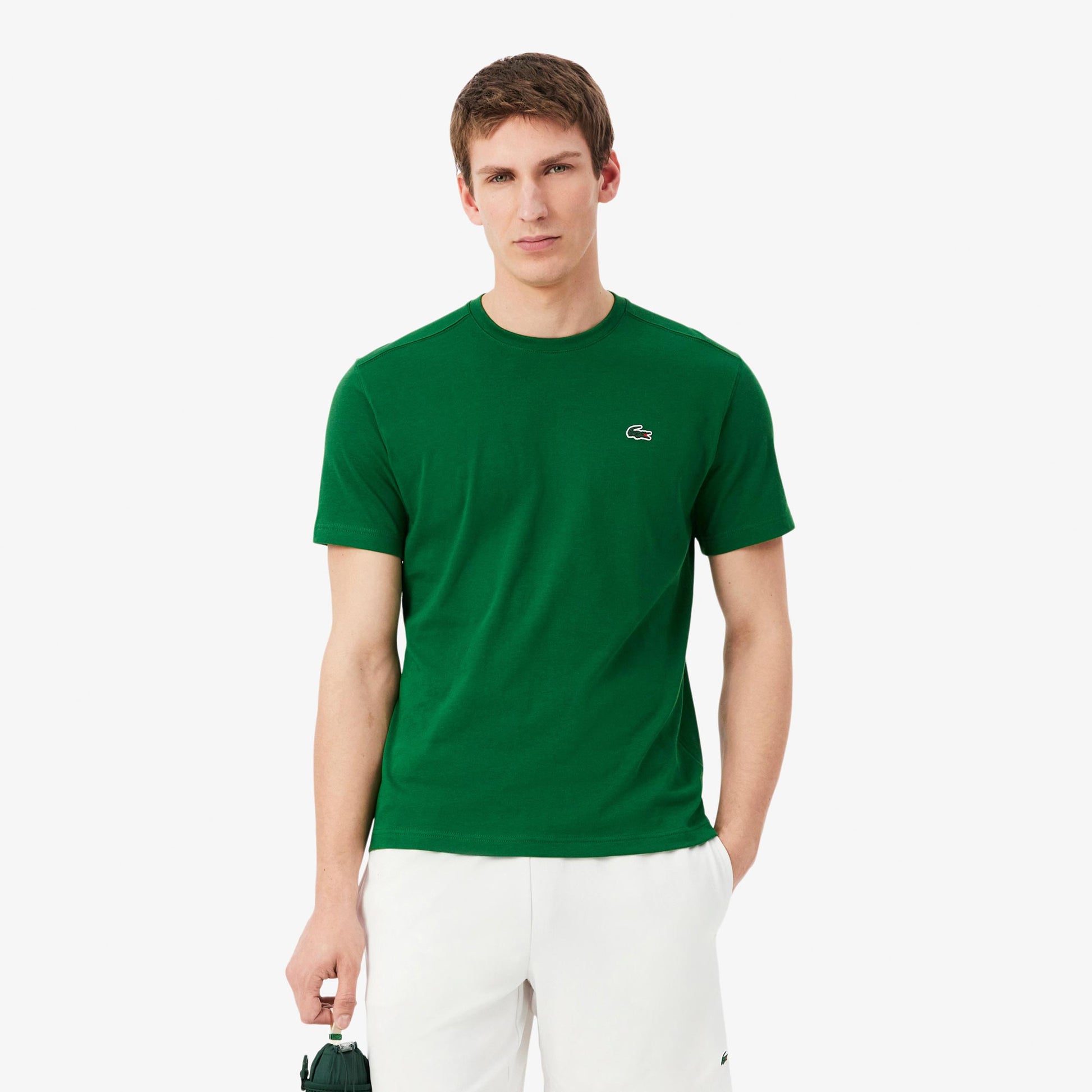 Lacoste Core Camiseta de manga corta Hombres - verde oscuro