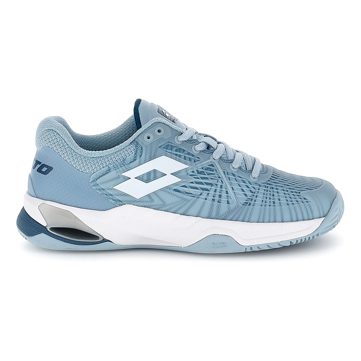 Lotto Mirage 100 II Zapatilla tierra batida Mujeres - azul claro, blanco