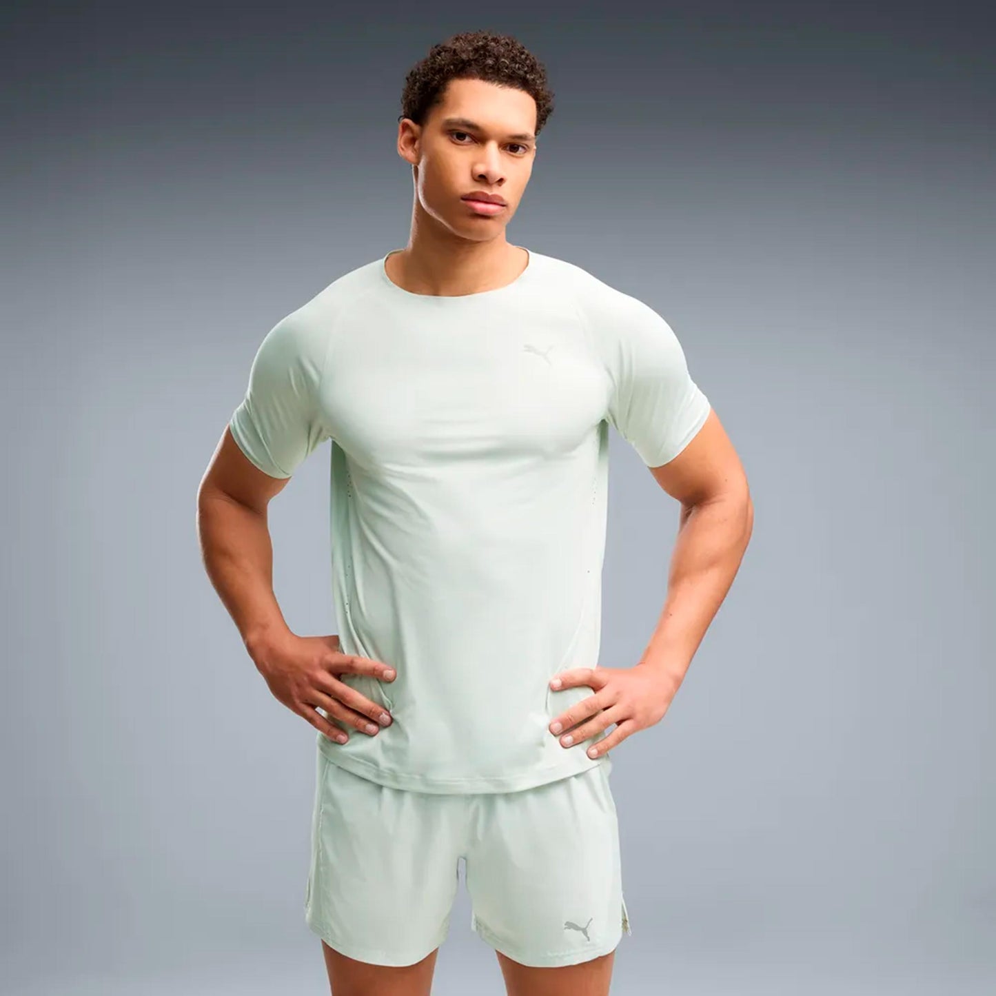 Puma Everyday Cloudspun  Camiseta de running Hombres - verde claro