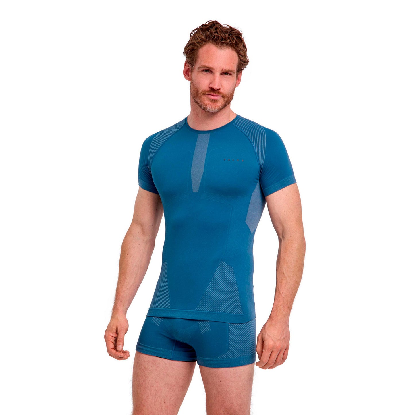 Falke Warm  Chaleco Hombres - azul-gris