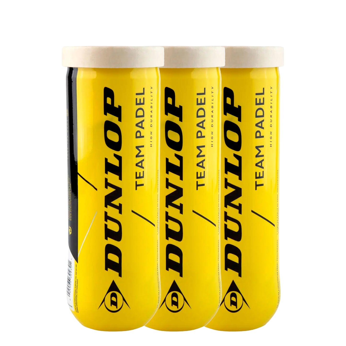 Dunlop Team Padel 3 botes de 3 pelotas