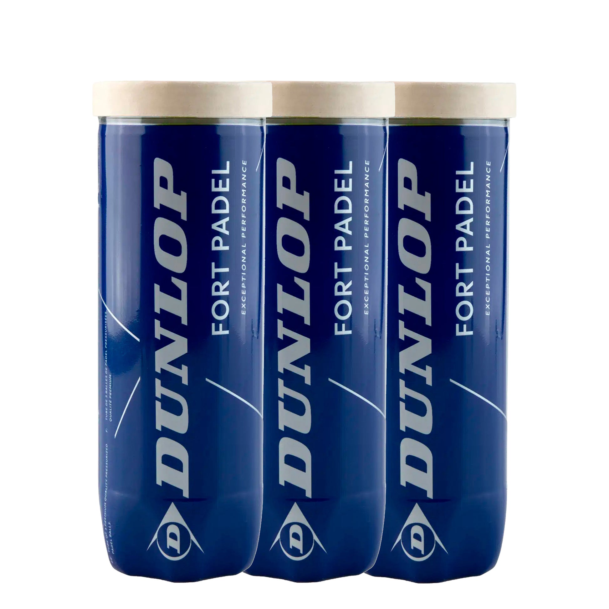 Dunlop 3 botes de 3 pelotas Fort Padel
