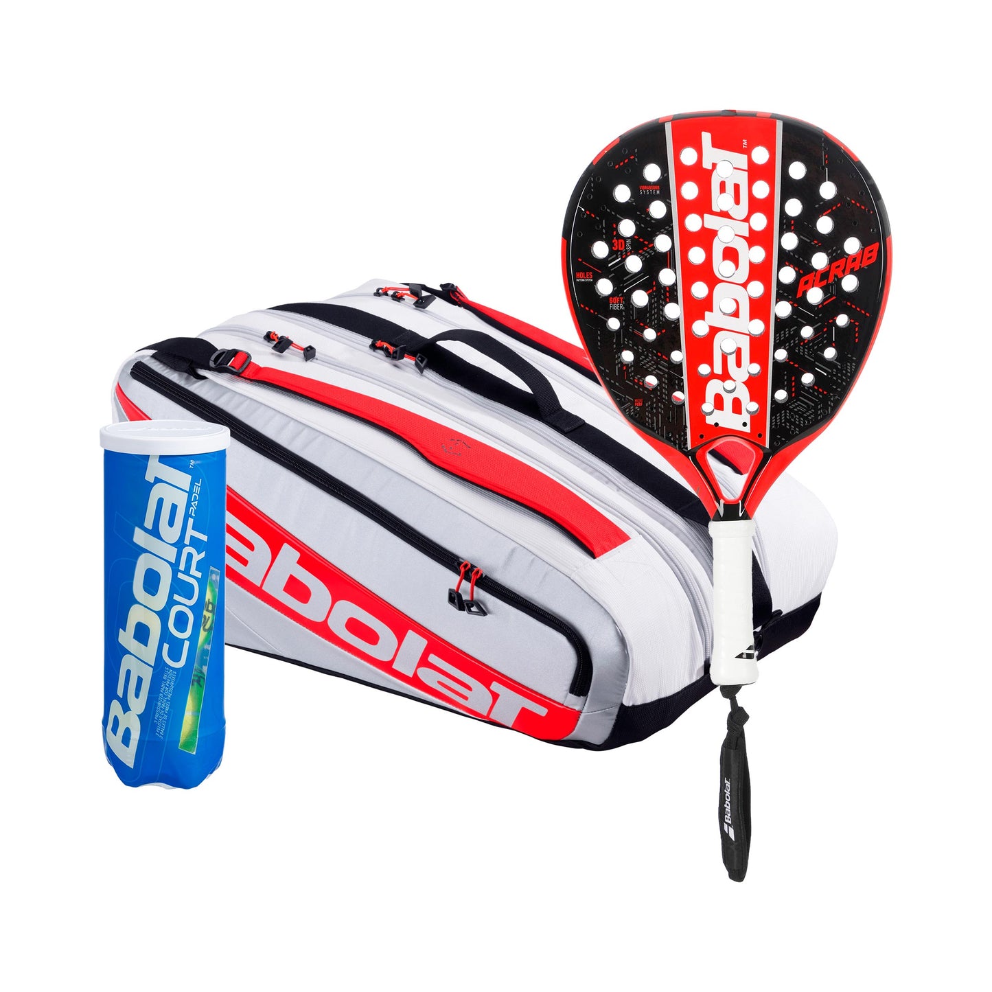 Babolat Pack de 3 ACRAB  Más raquetera, Más tubo de pelotas