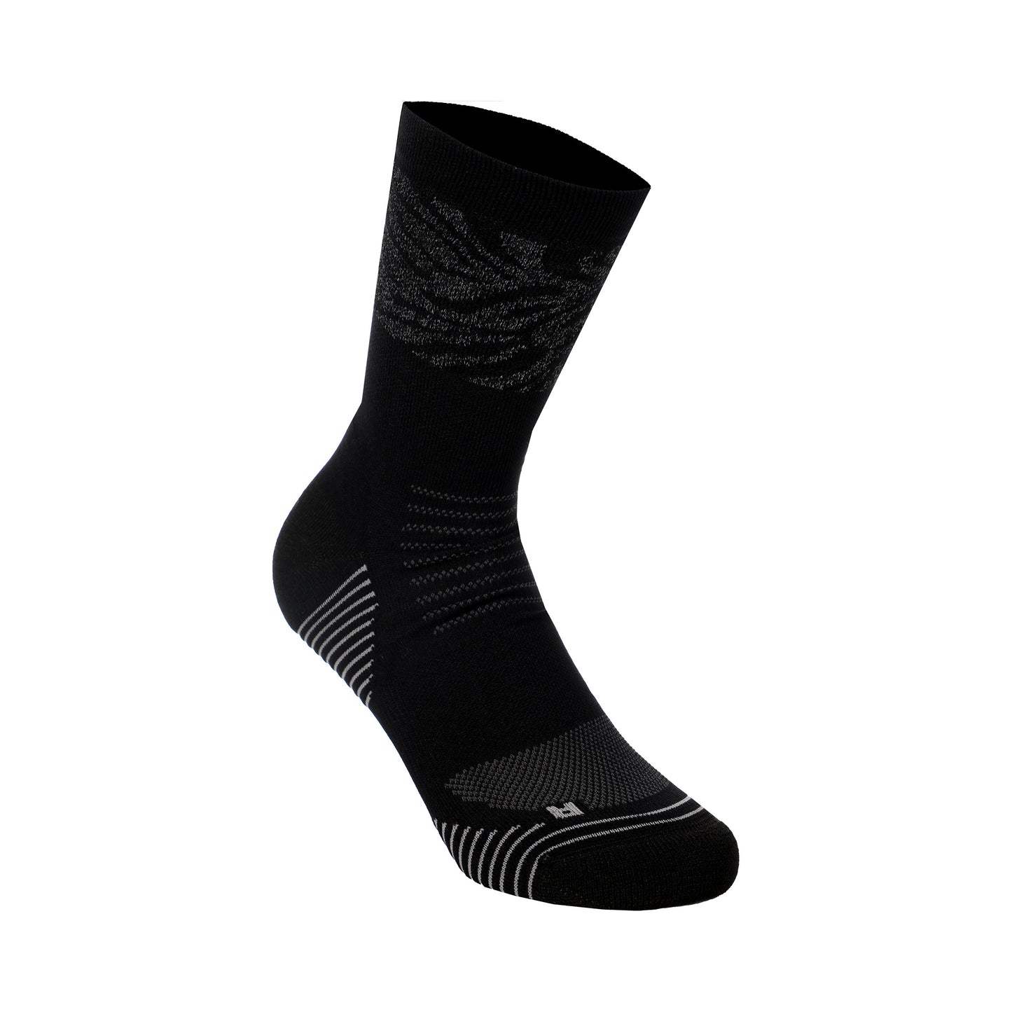 ASICS Performance Lite-Show Crew Calcetines para correr -negro