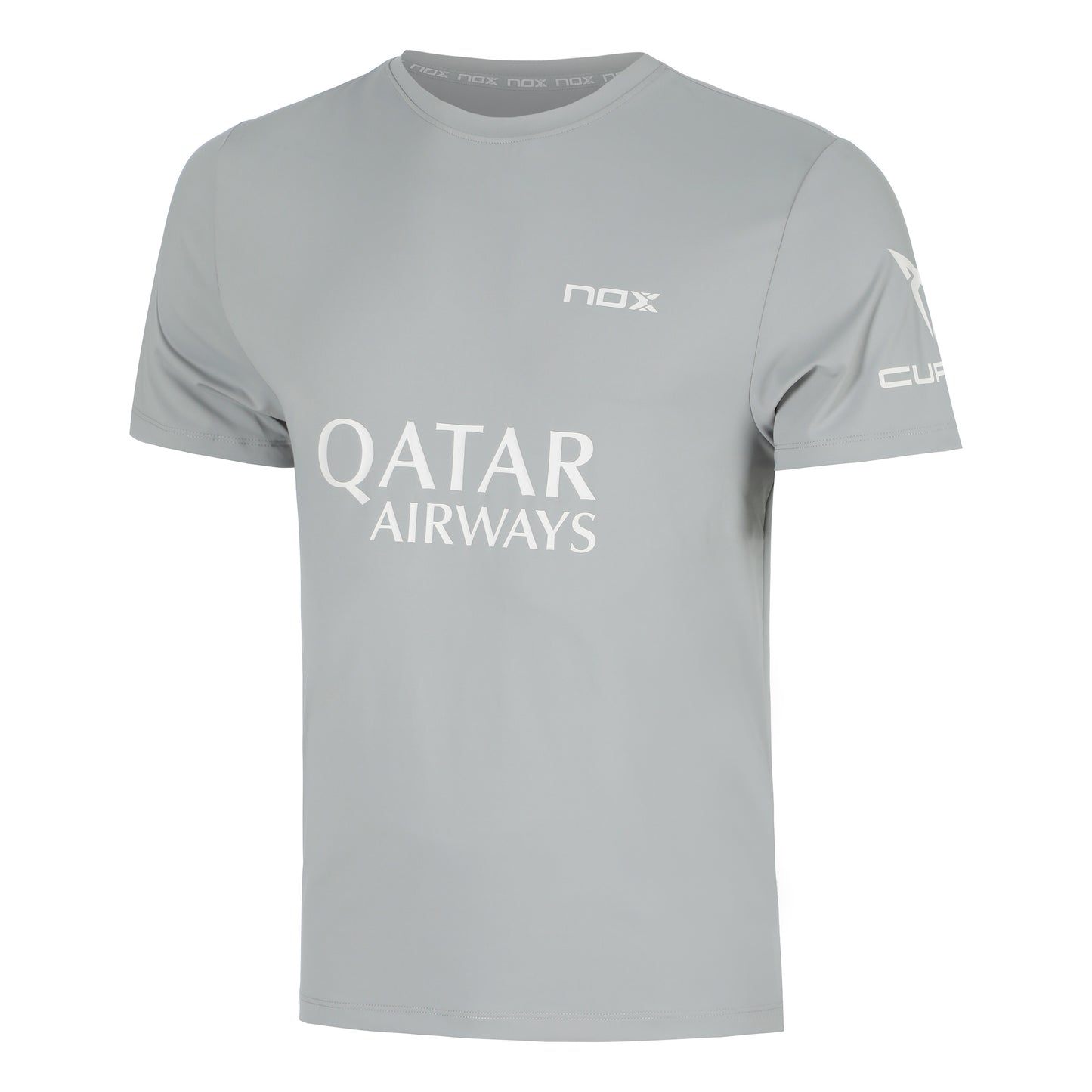 NOX SPONSORS AT10 Camiseta de manga corta Hombres-gris,blanco