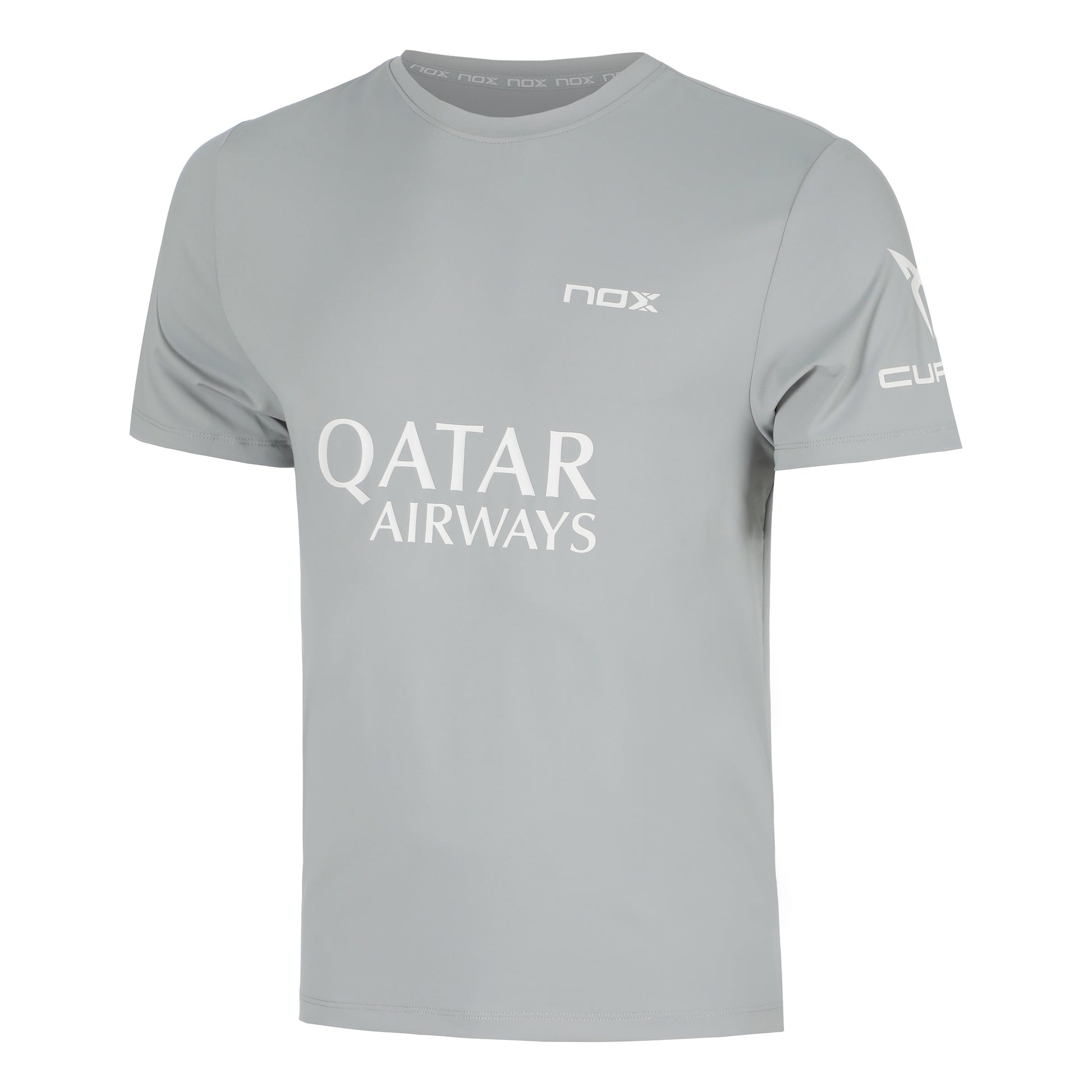 NOX SPONSORS AT10 Camiseta de manga corta Hombres-gris,blanco