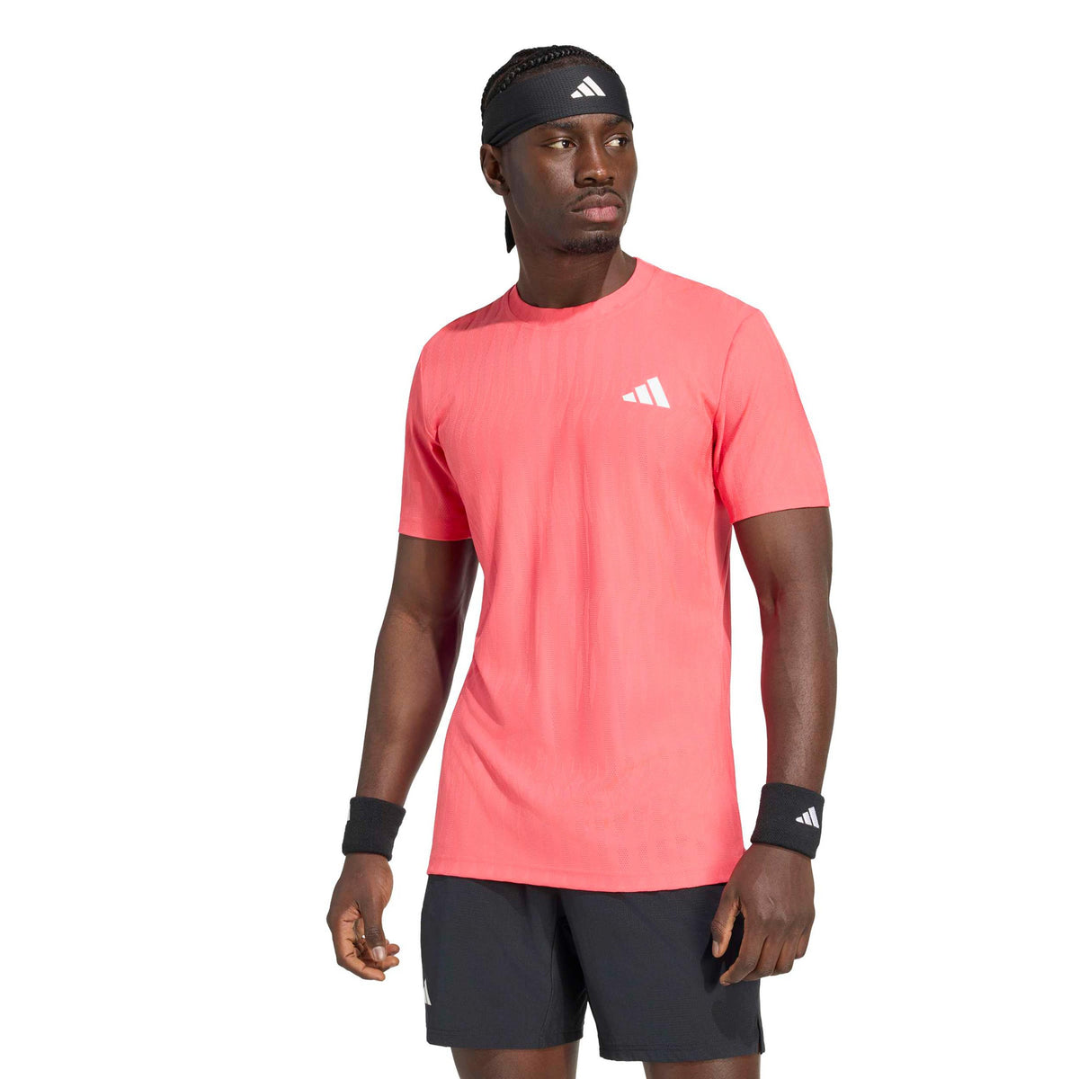 adidas Freelift Camiseta de manga corta Hombres - coral