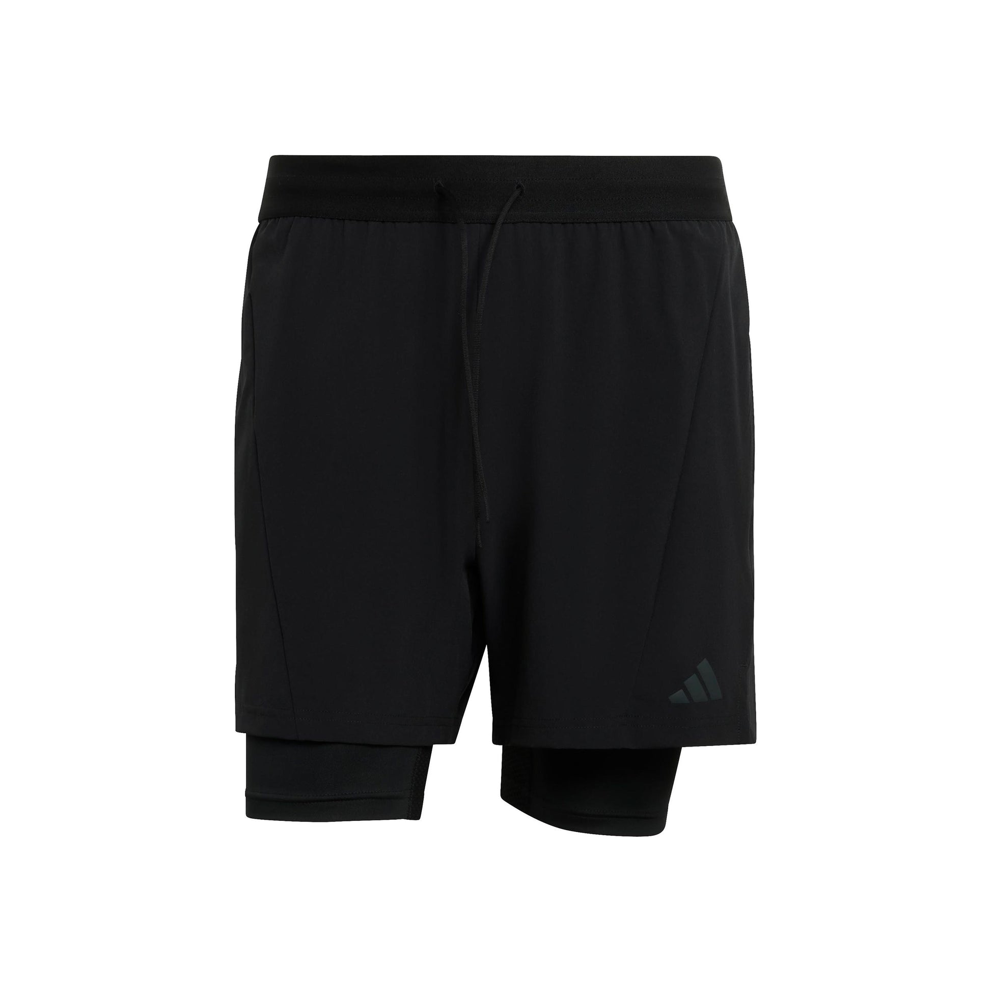 adidas D4T 2in1 Shorts Hombres-negro