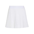 Club Pleated Long Falda Mujeres-blanco