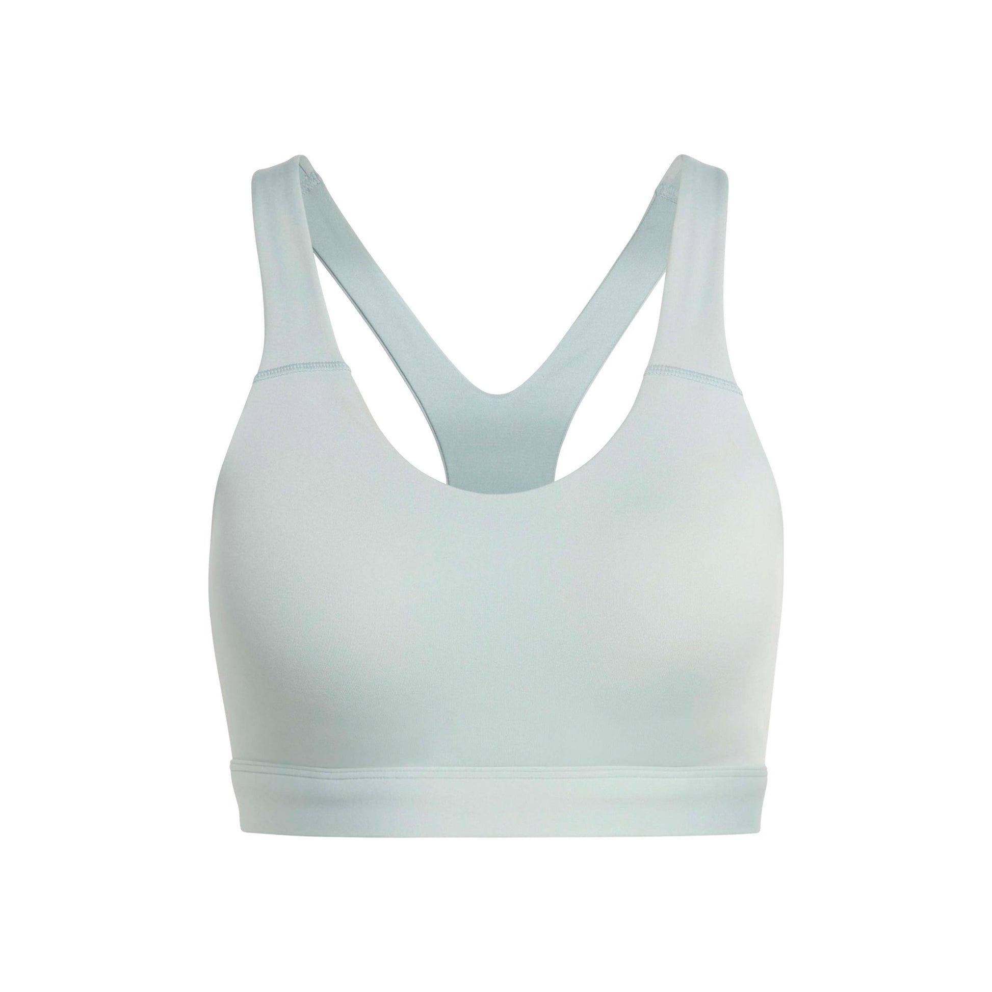 adidas Optime Essentials High Support Sujetador deportivo Mujeres - salvia