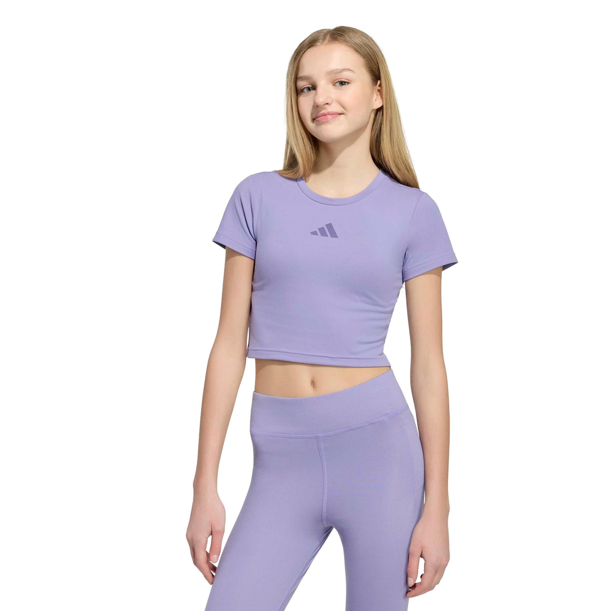 adidas Soft Camiseta de manga corta Niños - morado