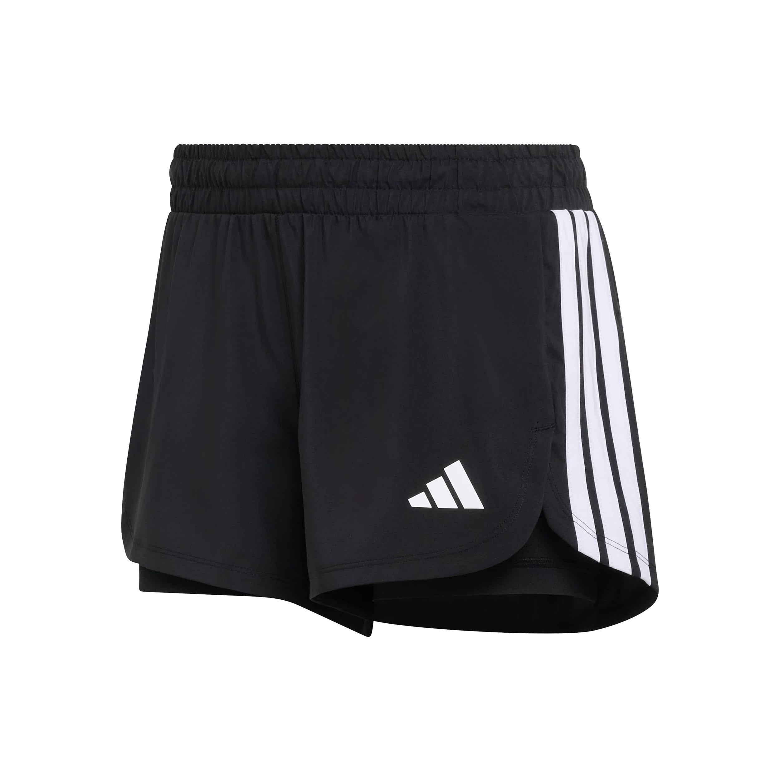 adidas Pacer 2In1 Shorts Mujeres - negro, blanco