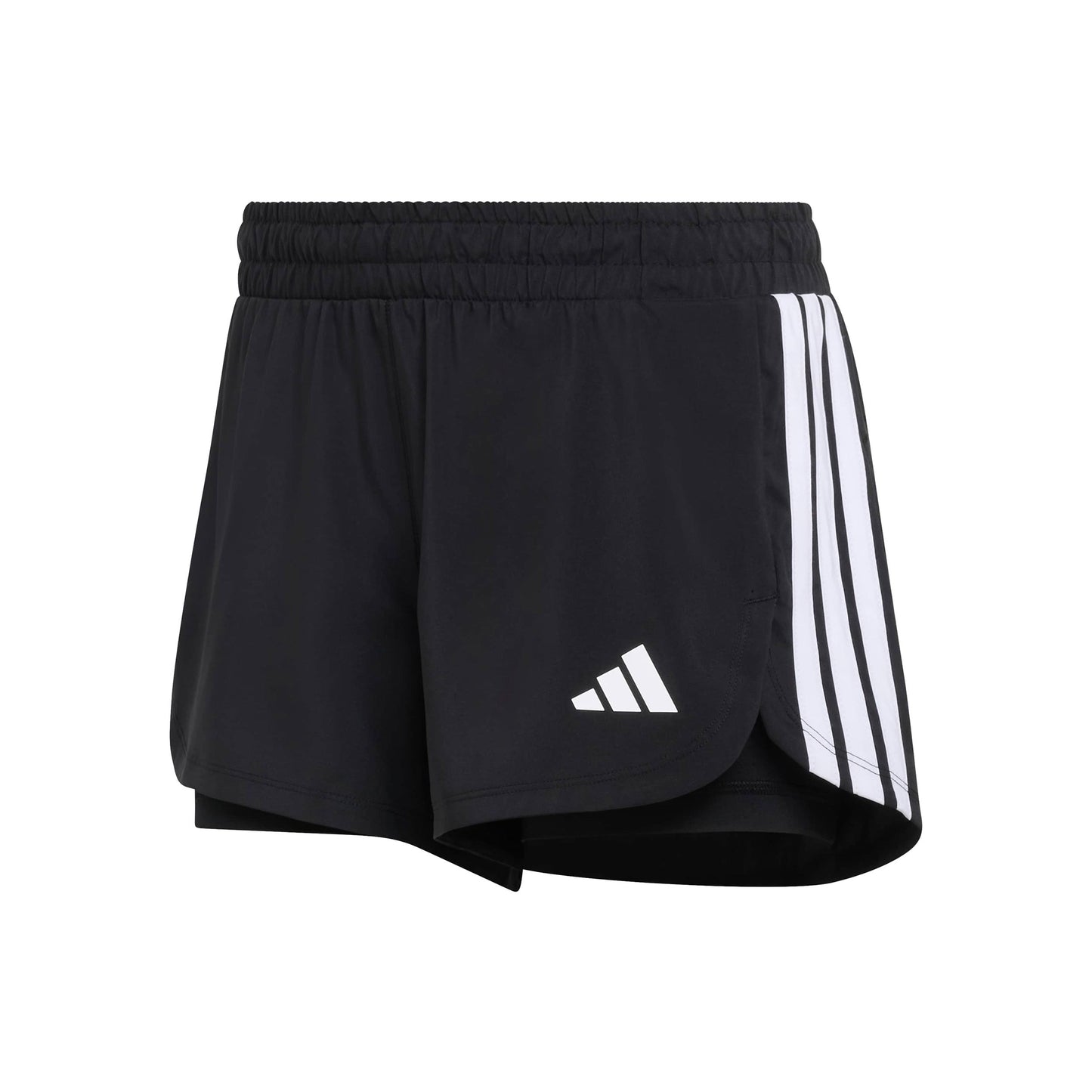 adidas Pacer 2In1 Shorts Mujeres - negro, blanco