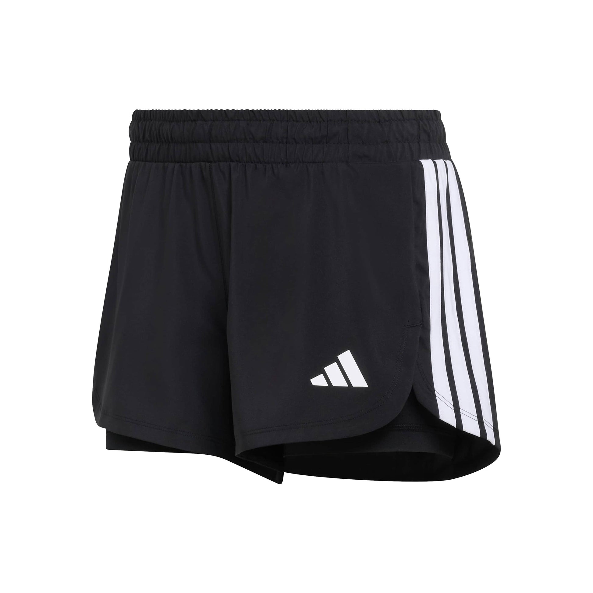 adidas Pacer 2In1 Shorts Mujeres - negro, blanco