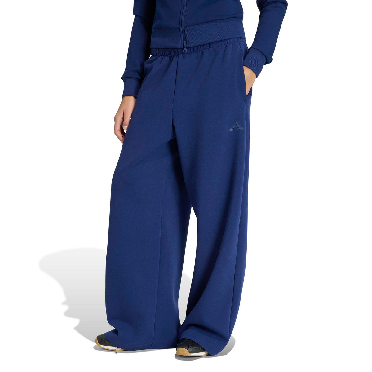 adidas Soft Lux Straight Pantalón de entrenamiento Mujeres - azul oscuro