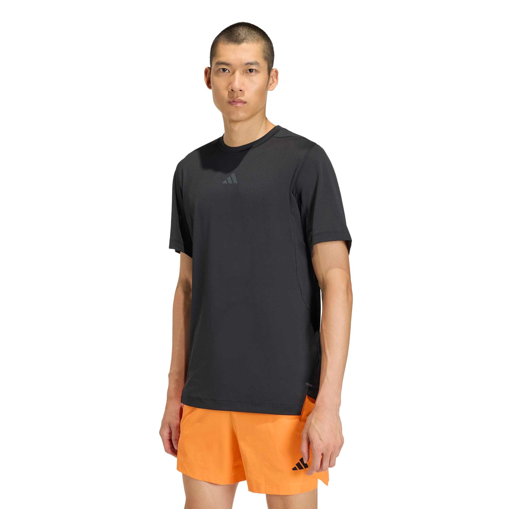adidas D4T Essentials Camiseta de manga corta Hombres - negro