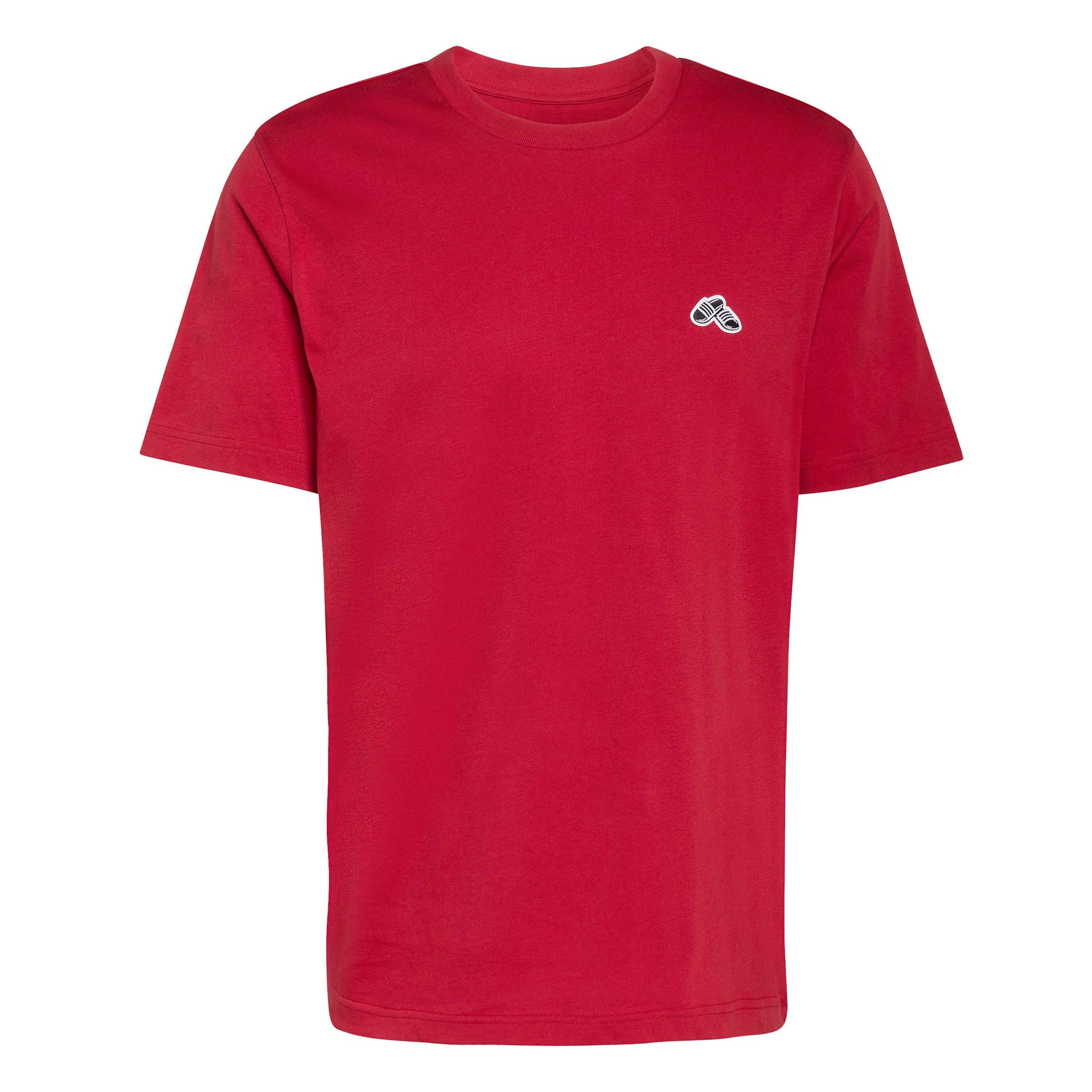 adidas Summer Slide Graphic Camiseta de manga corta Hombres - rojo oscuro