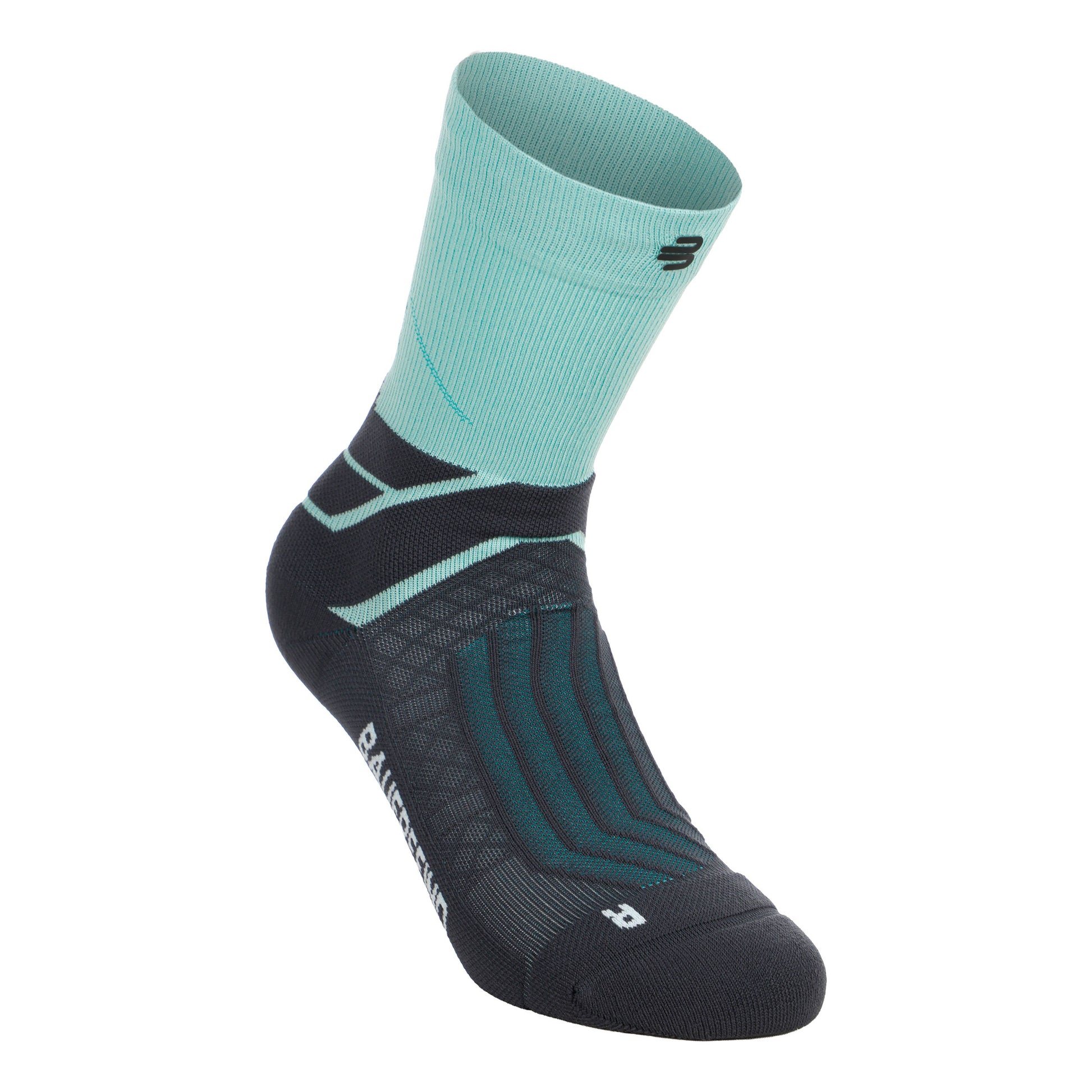 Bauerfeind Run Performance Mid Cut  Calcetines para correr Mujeres-turquesa