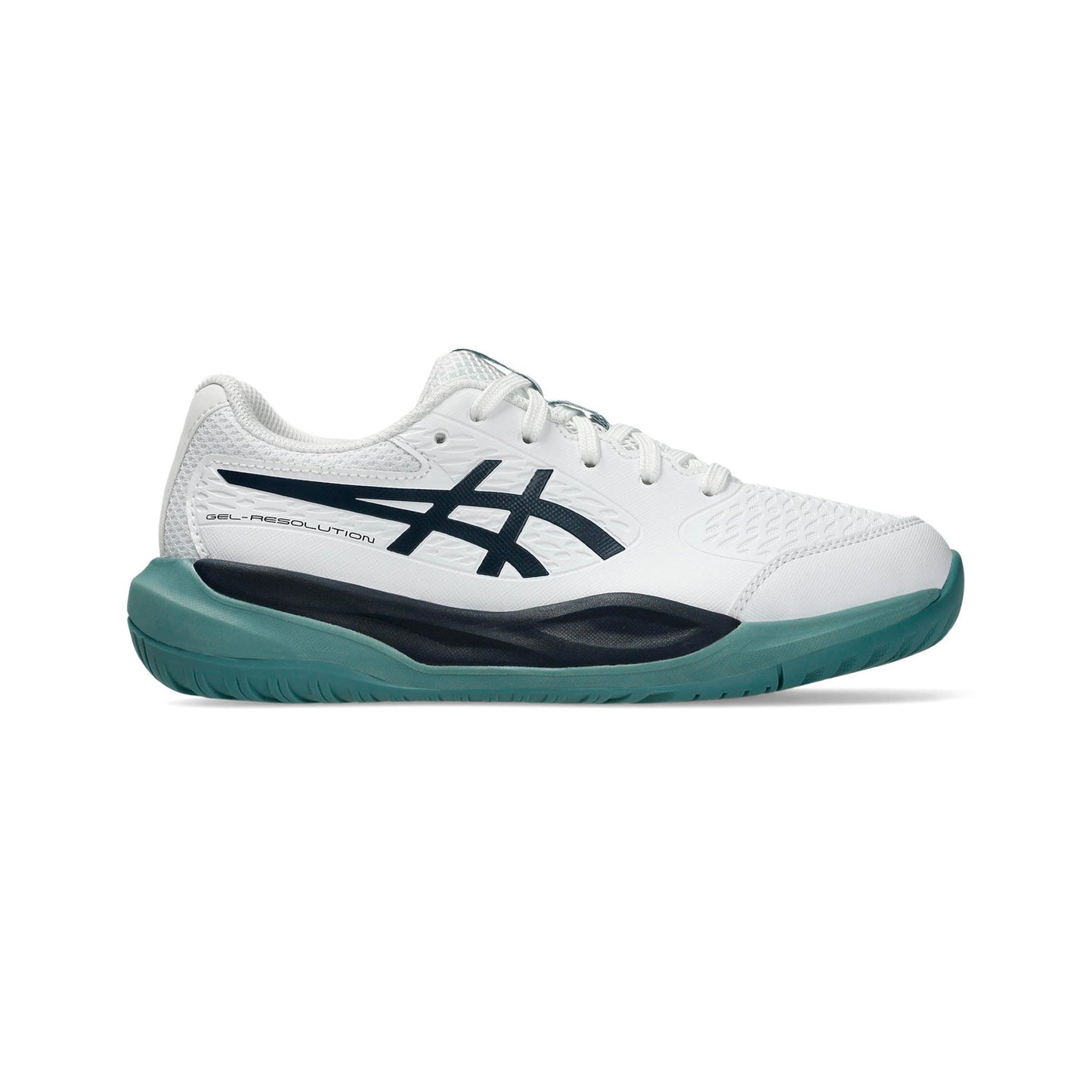 ASICS Gel-Resolution X GS Zapatilla todas las superficies Niños - blanco, color petróleo