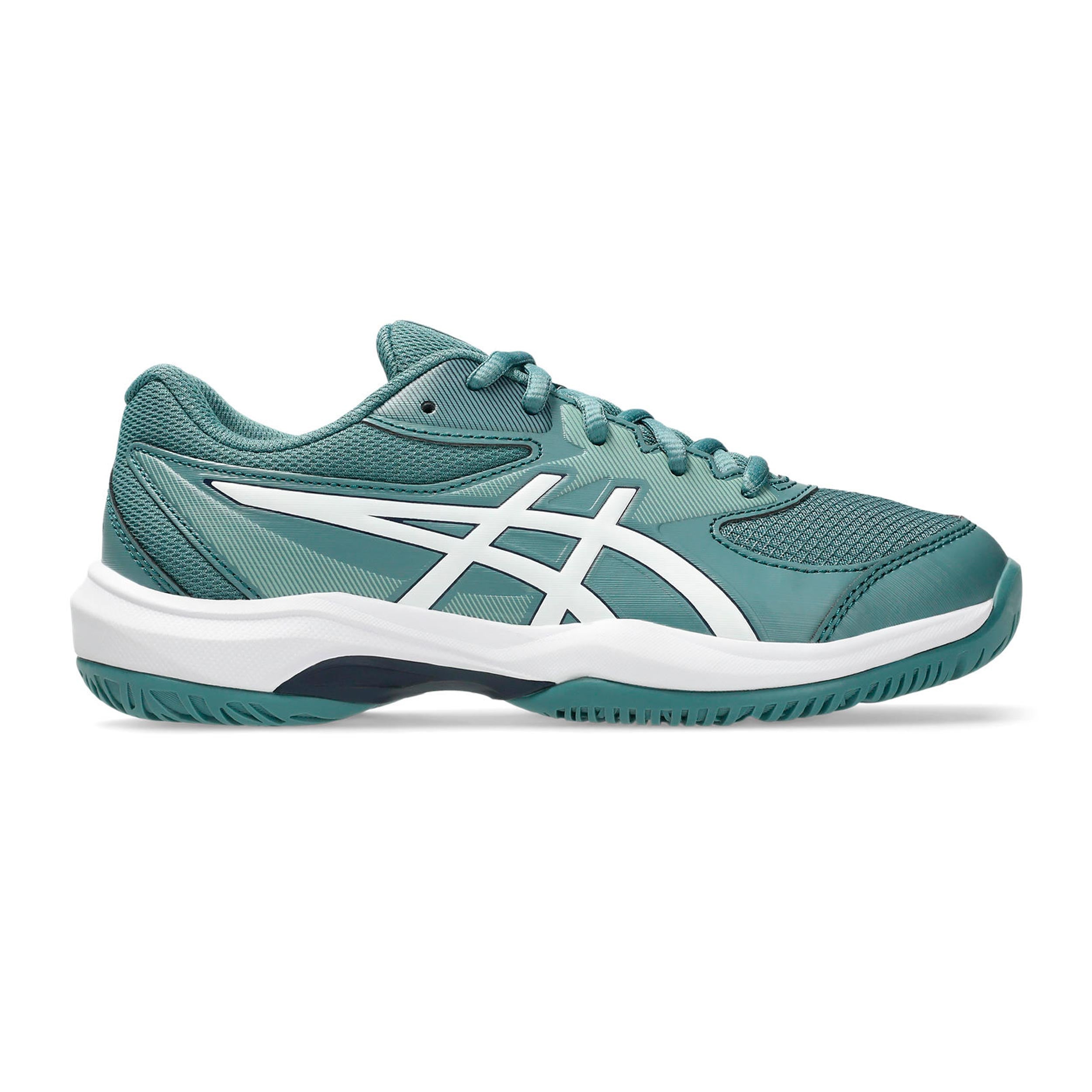 ASICS Gel-Game 10 GS Zapatilla todas las superficies Niños - color petróleo, blanco