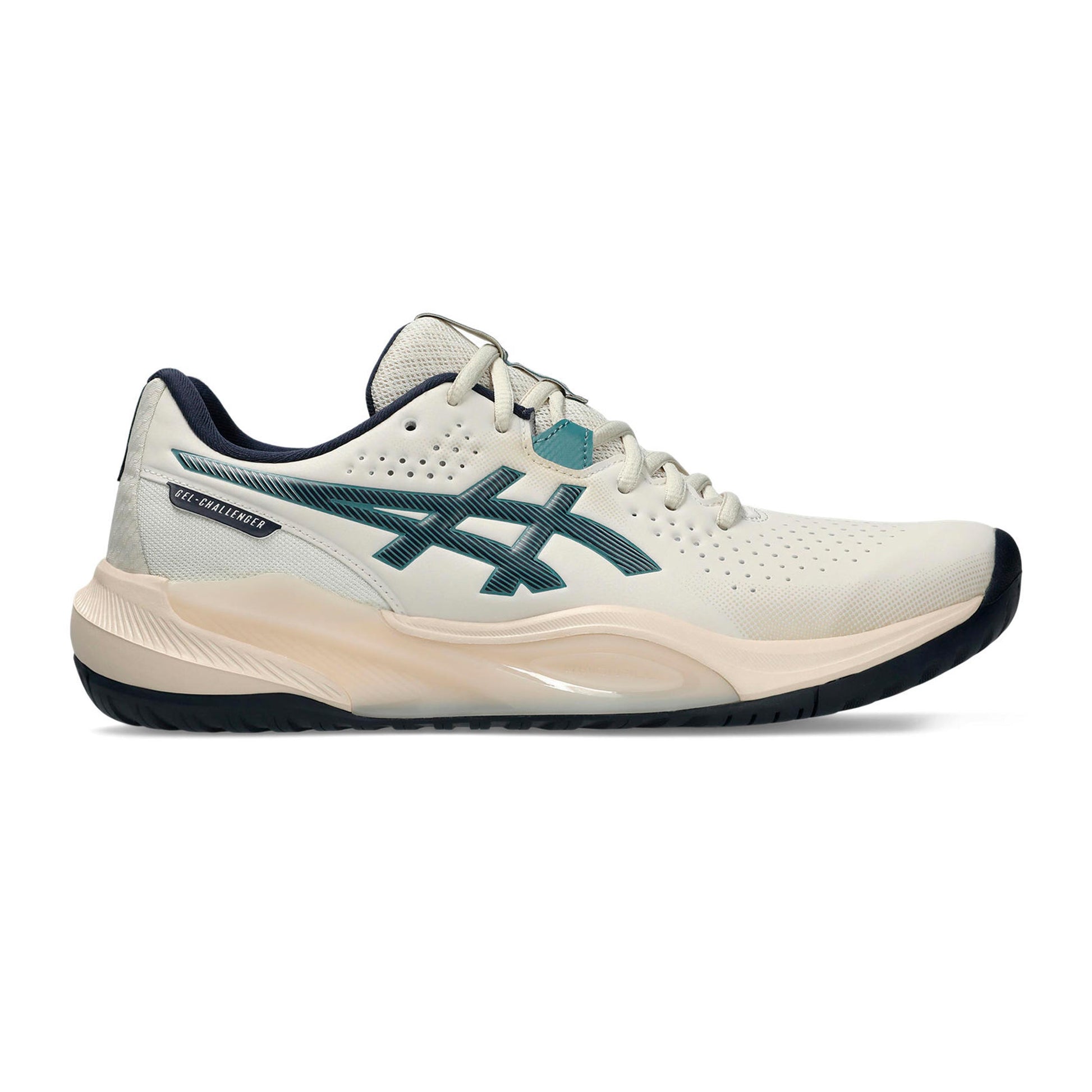 ASICS Gel-Challenger 15 Zapatilla todas las superficies Hombres - beige, azul oscuro