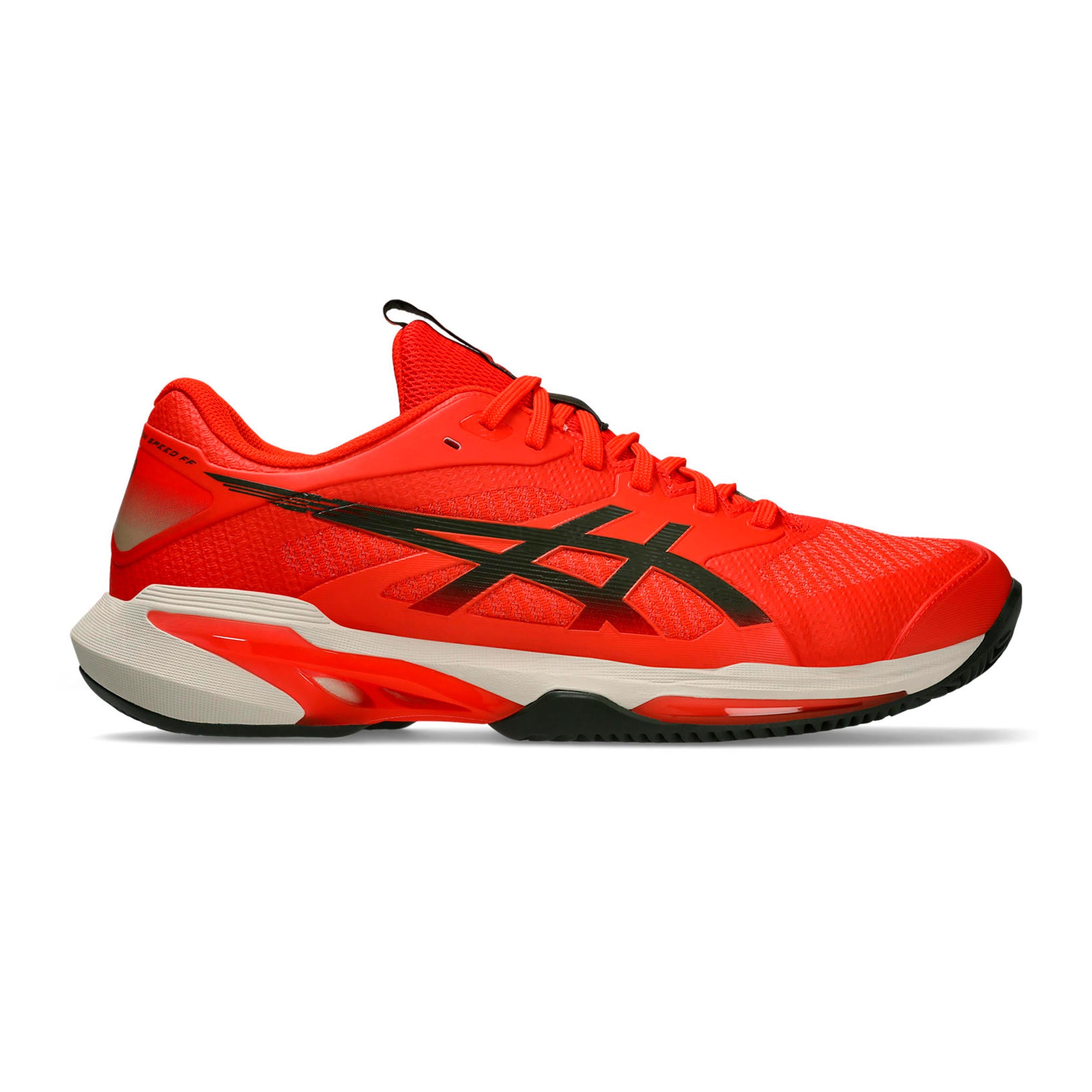 ASICS Solution Speed FF 4 Zapatilla tierra batida Hombres - rojo, negro