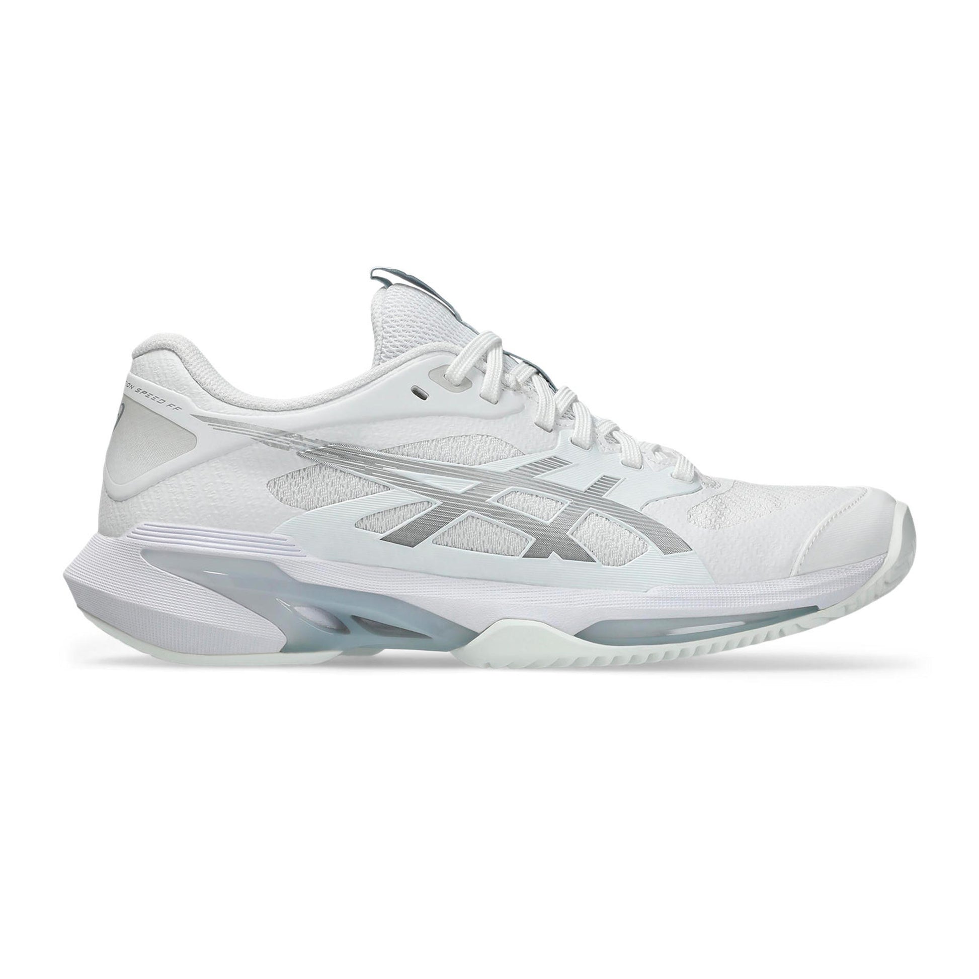 ASICS Solution Speed FF 4 Zapatilla tierra batida Mujeres - blanco, plateado