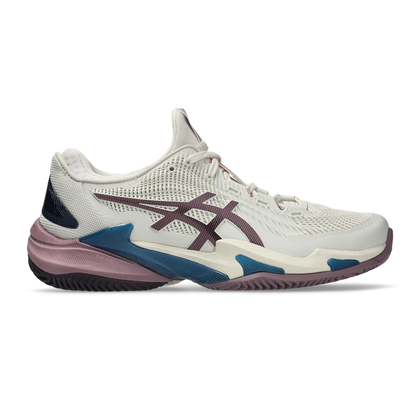 ASICS Court FF 3 Zapatilla tierra batida Mujeres - crema, lila