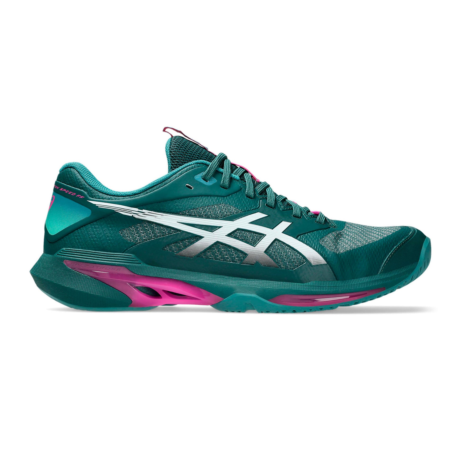 ASICS Solution Speed FF 4 Zapatilla todas las superficies Hombres - color petróleo, rosa