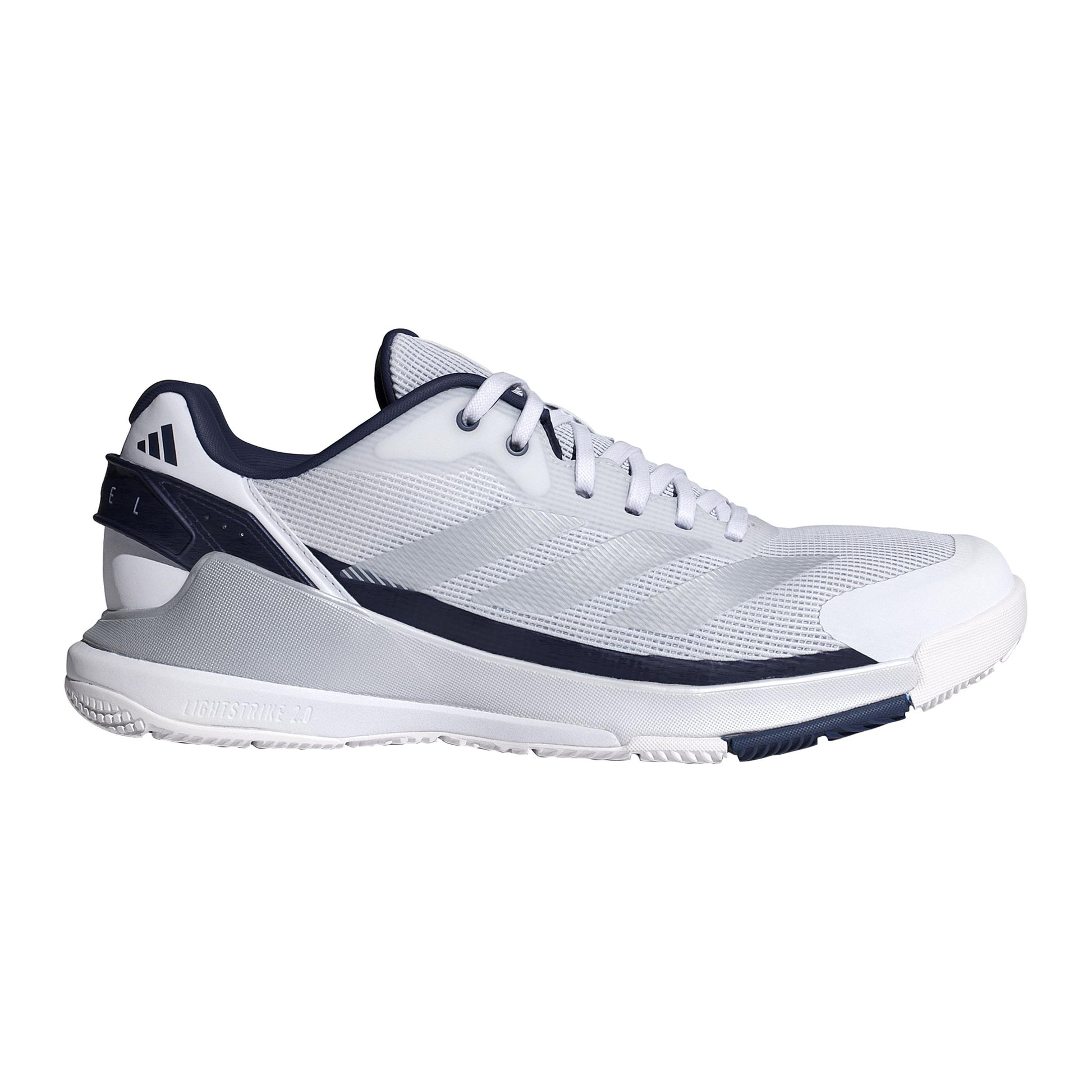 adidas Crazyquick LS Zapatilla de pádel Hombres - blanco, plateado