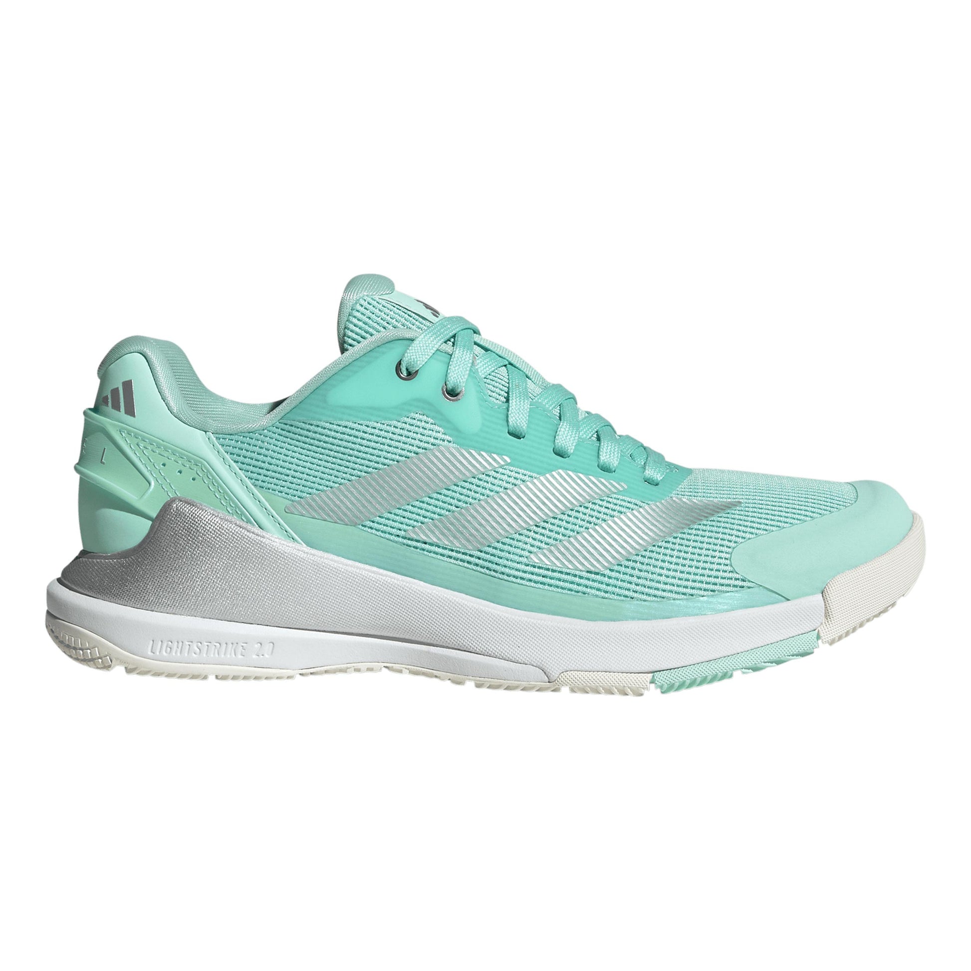adidas Crazyquick LS Zapatilla de pádel Mujeres - menta, plateado